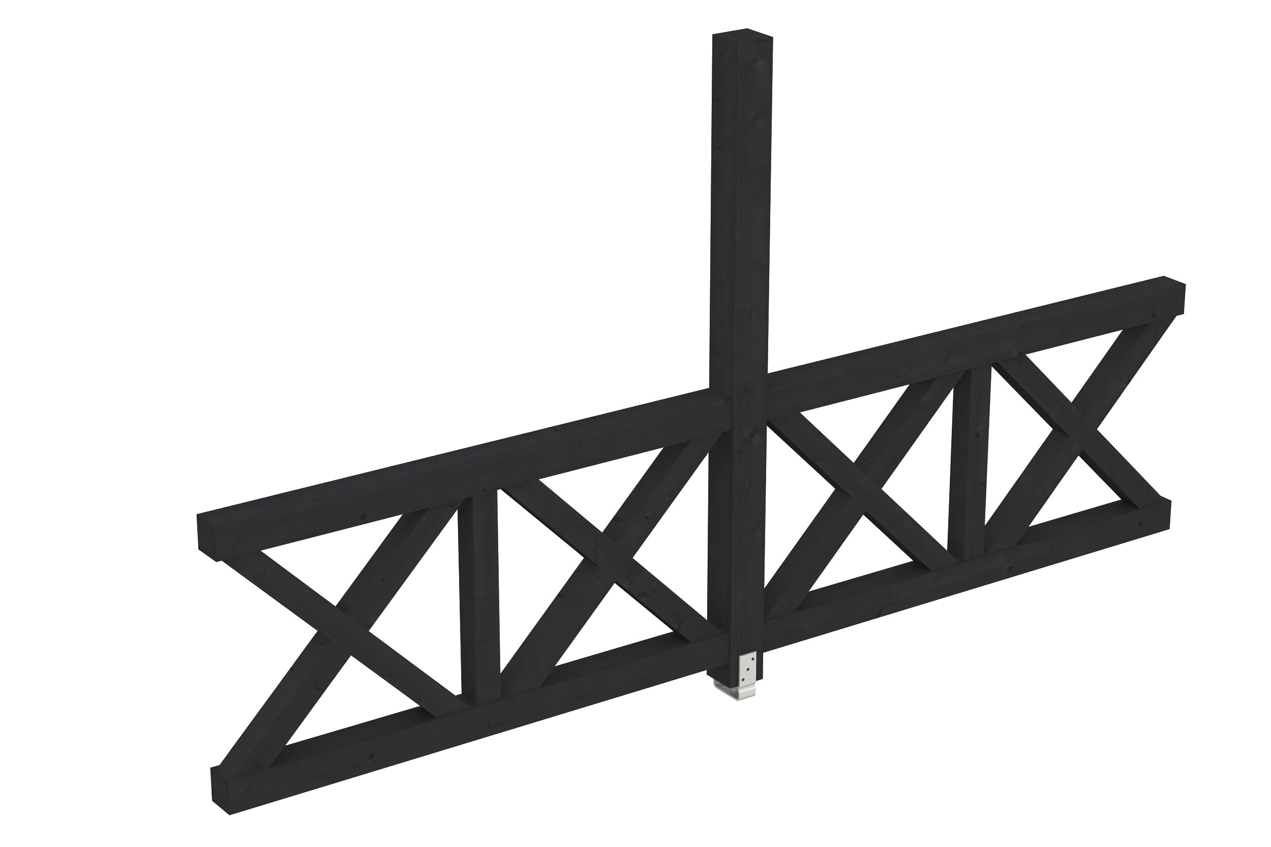 Produktbild: Andreaskreuz-Seitenwand, Tiefe 343 cm