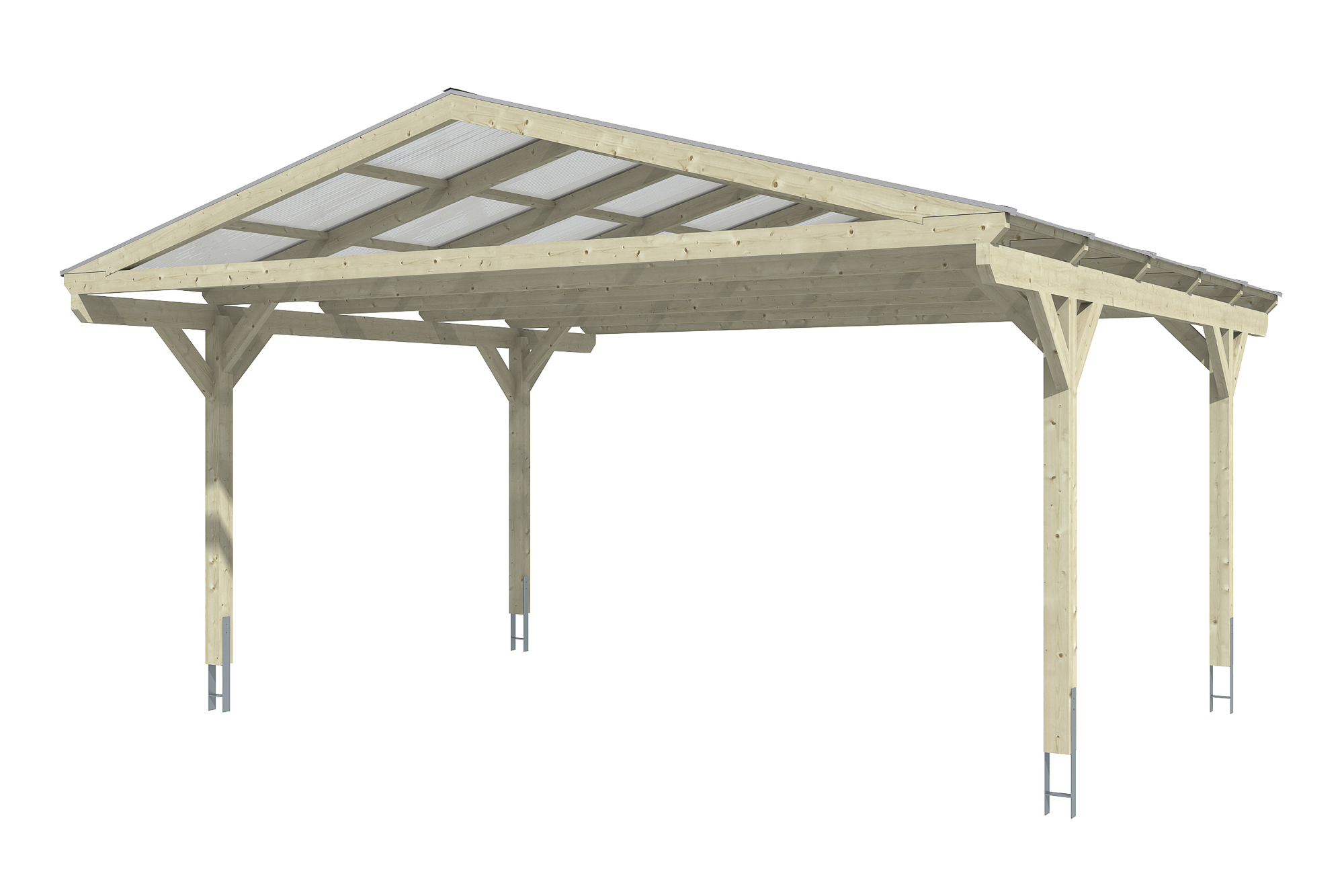 Produktbild: Carport Westerwald 570 x 541 cm