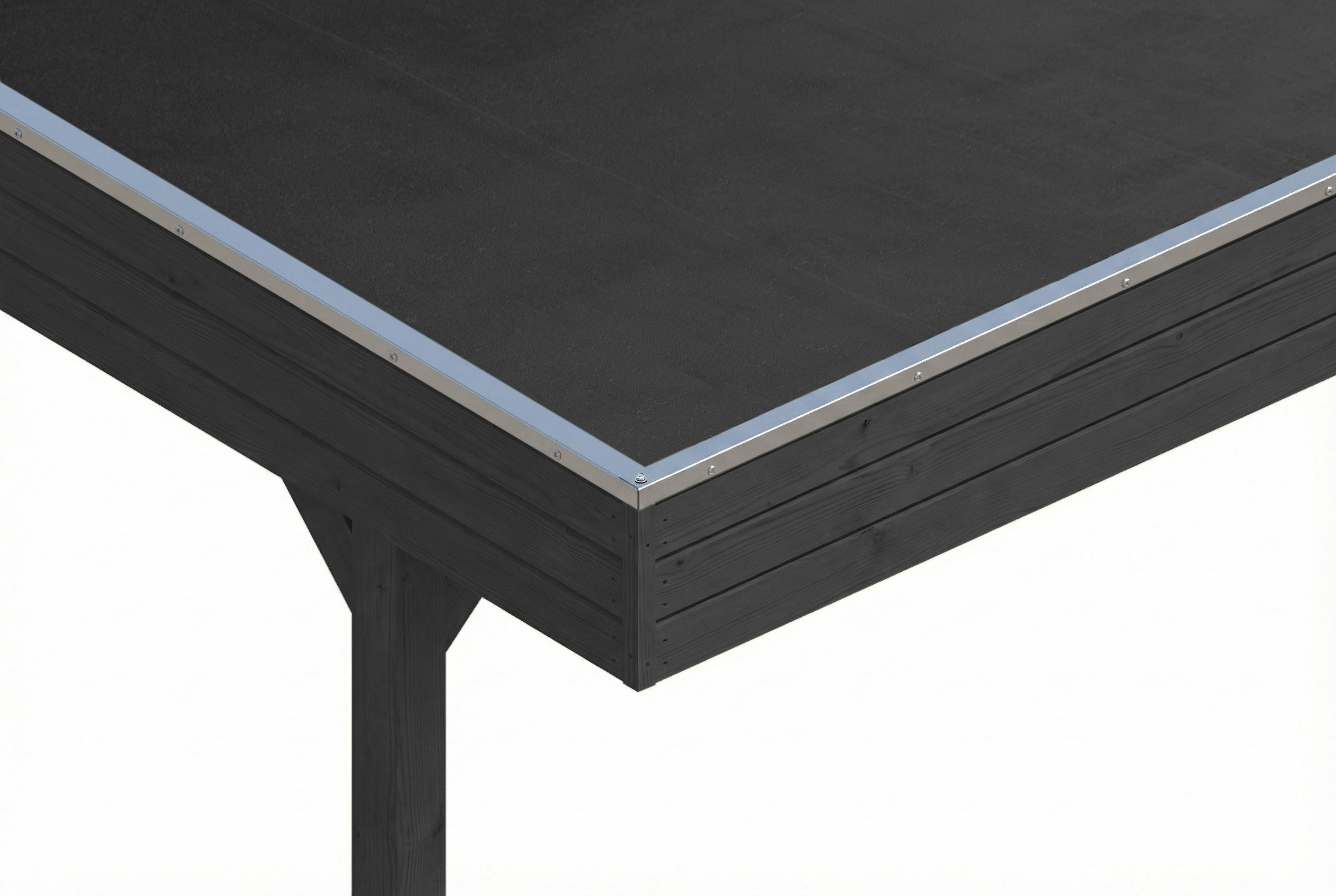 Carport Friesland 546 x 555 cm, met EPDM dak, antraciet