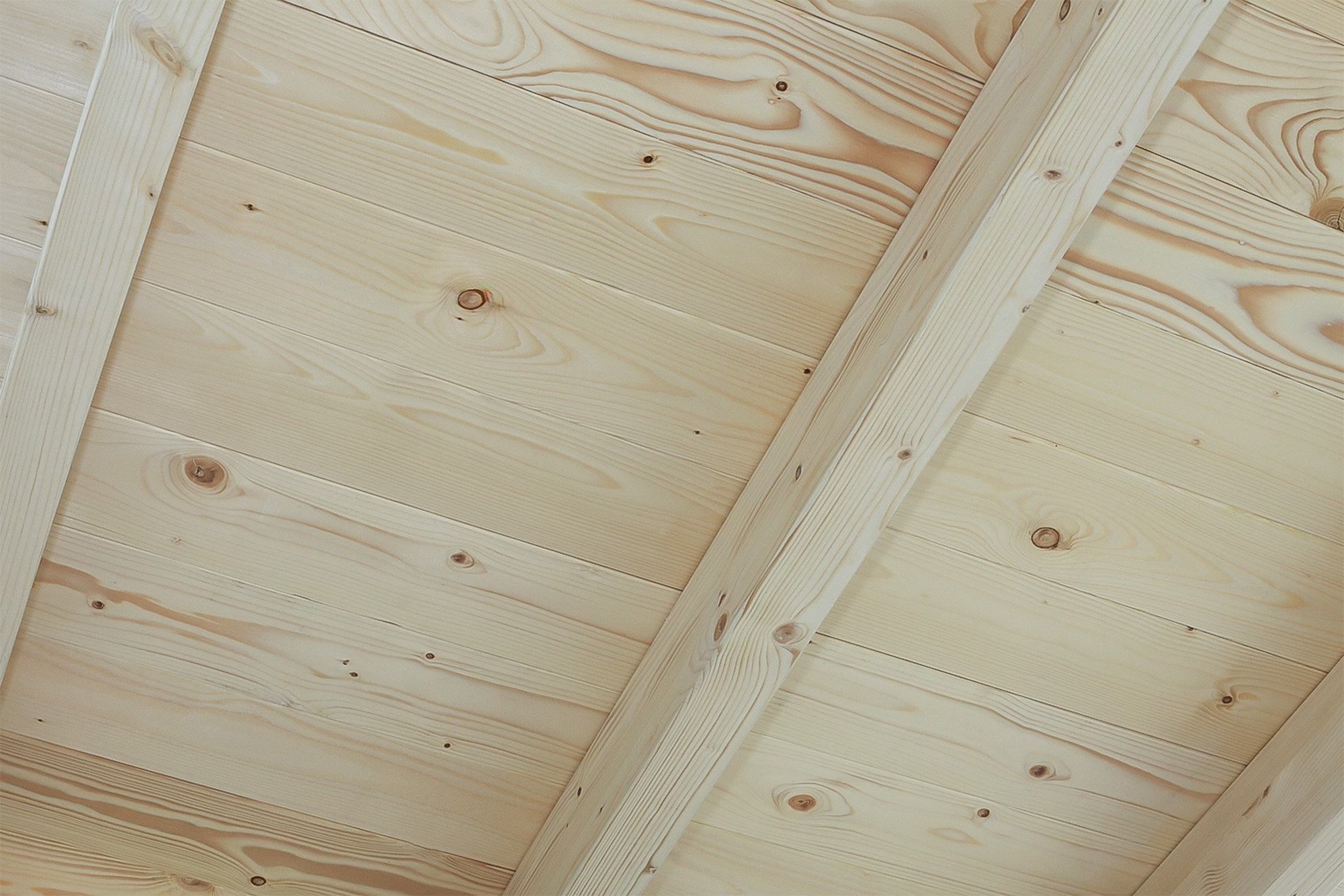 Detailbild: Dachschalung von unten