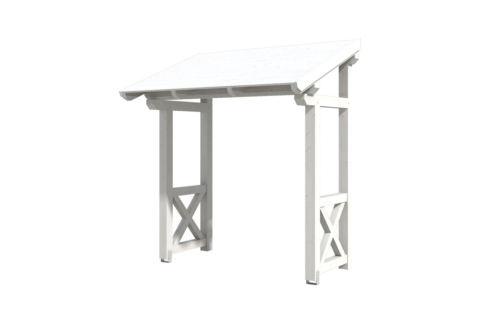 Canopy Paderborn type 4, 242 x 156 cm, white