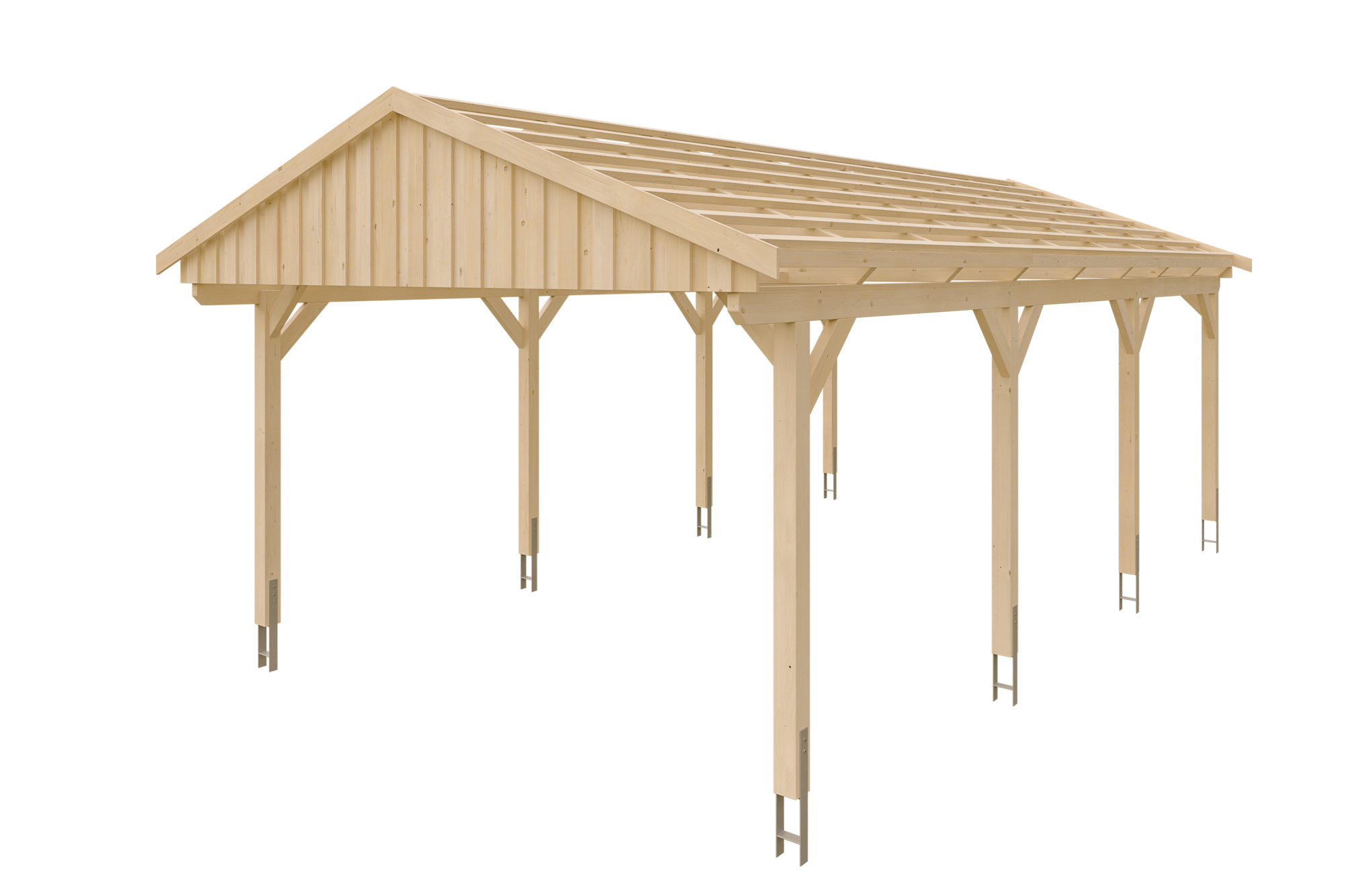 Produktbild: Carport Fichtelberg 423 x 808, mit Dachlatten