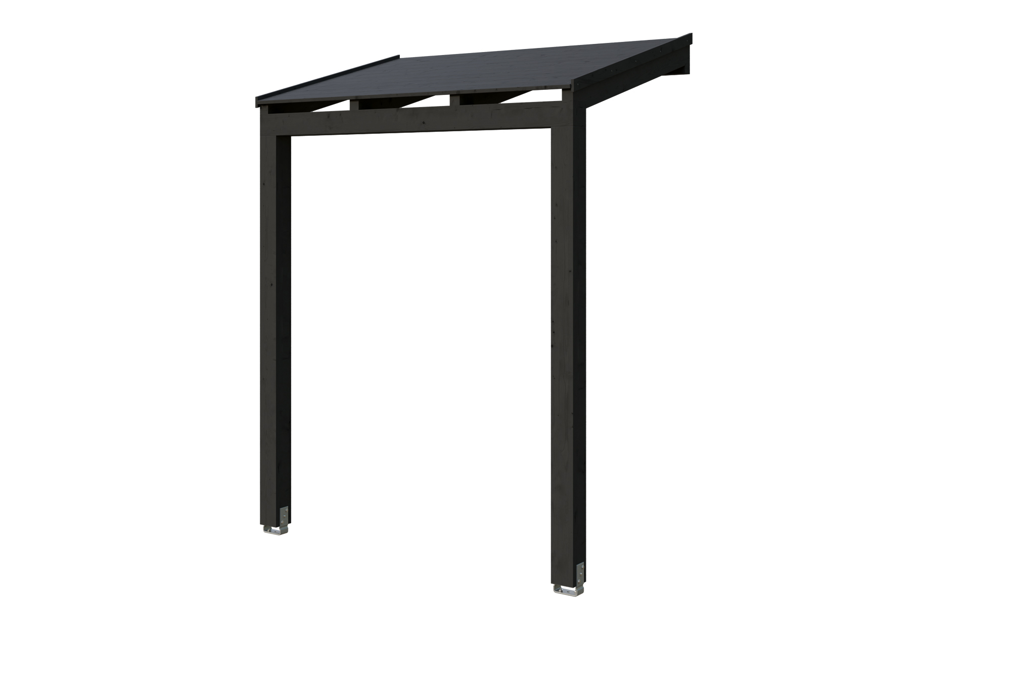 Produktbild: Vordach Prerow, farblich behandelt in anthrazit