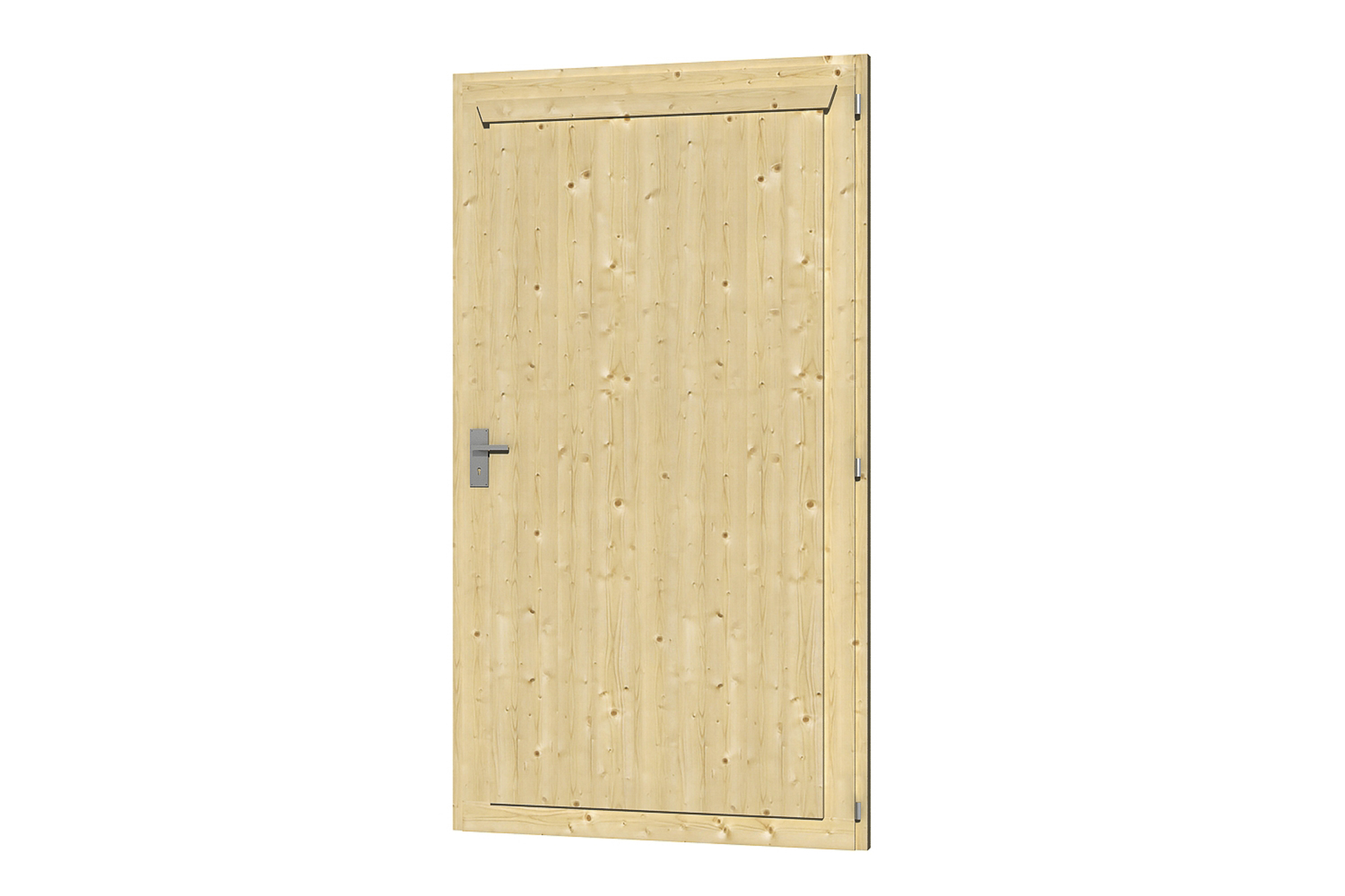 Single door for carports 98 x 198 cm, untreated