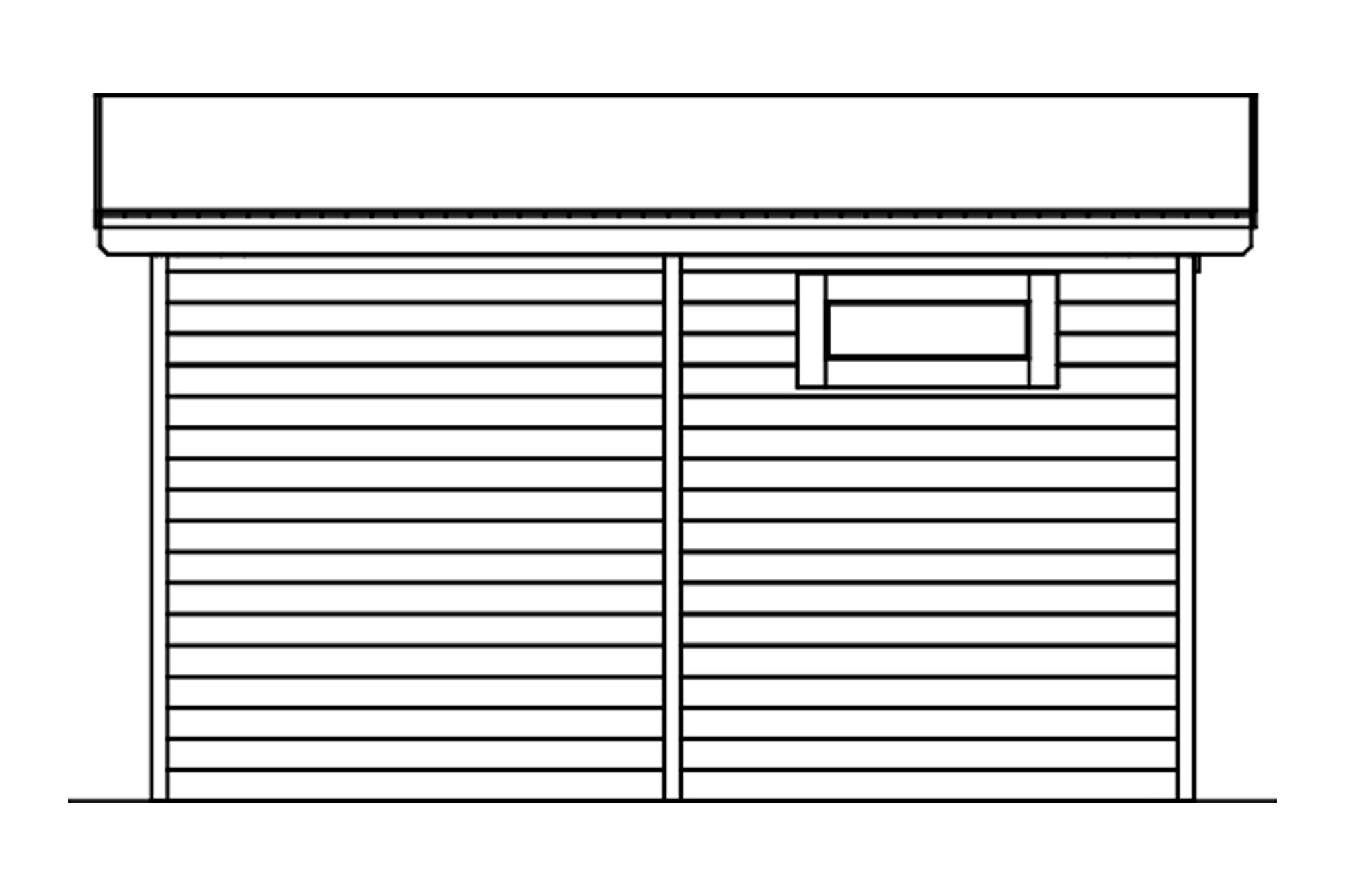 Garden kitchen Vimmerby, 370 x 250 cm, untreated