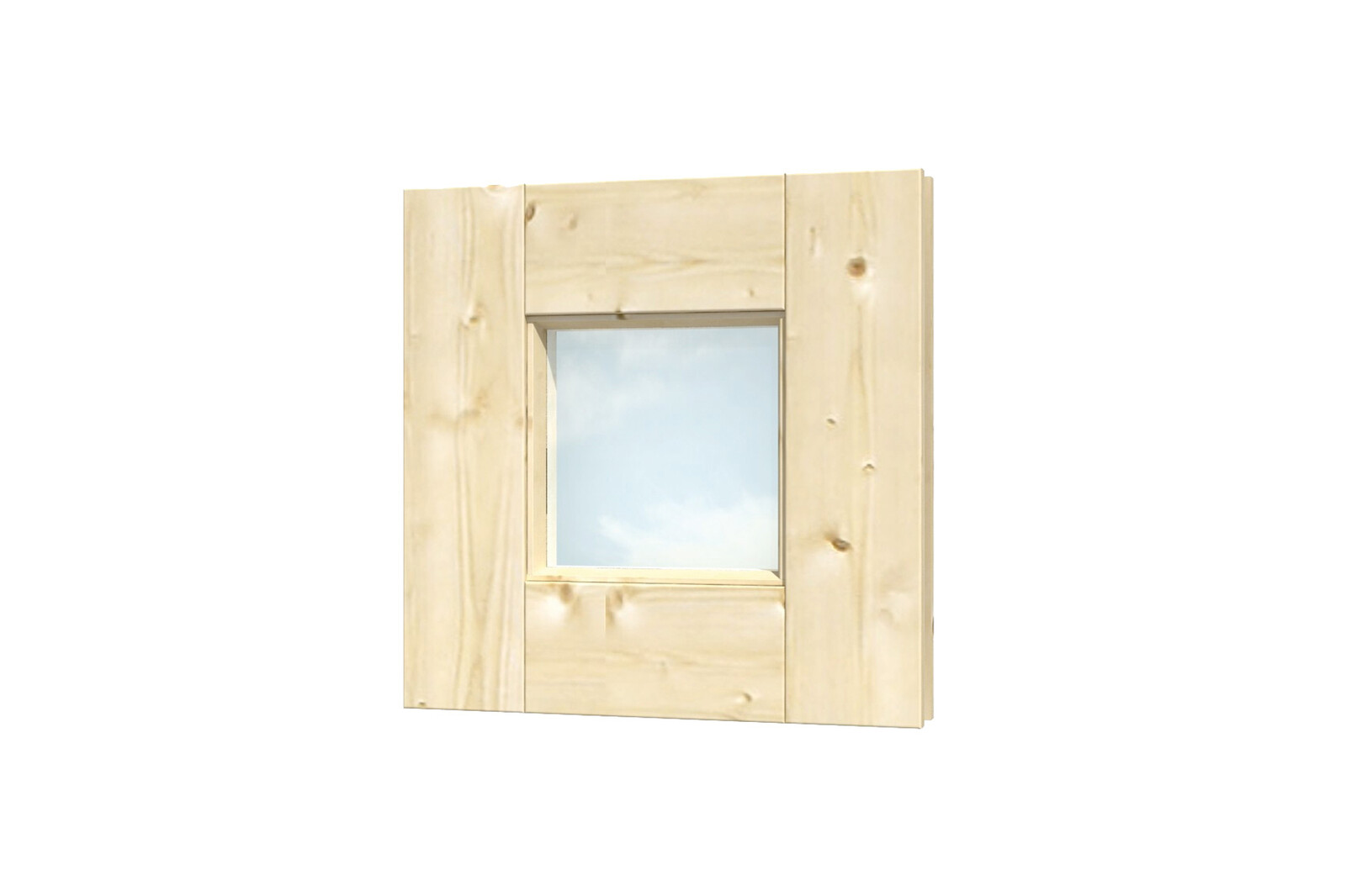 Fensterelement quadratisch 40 x 40 cm