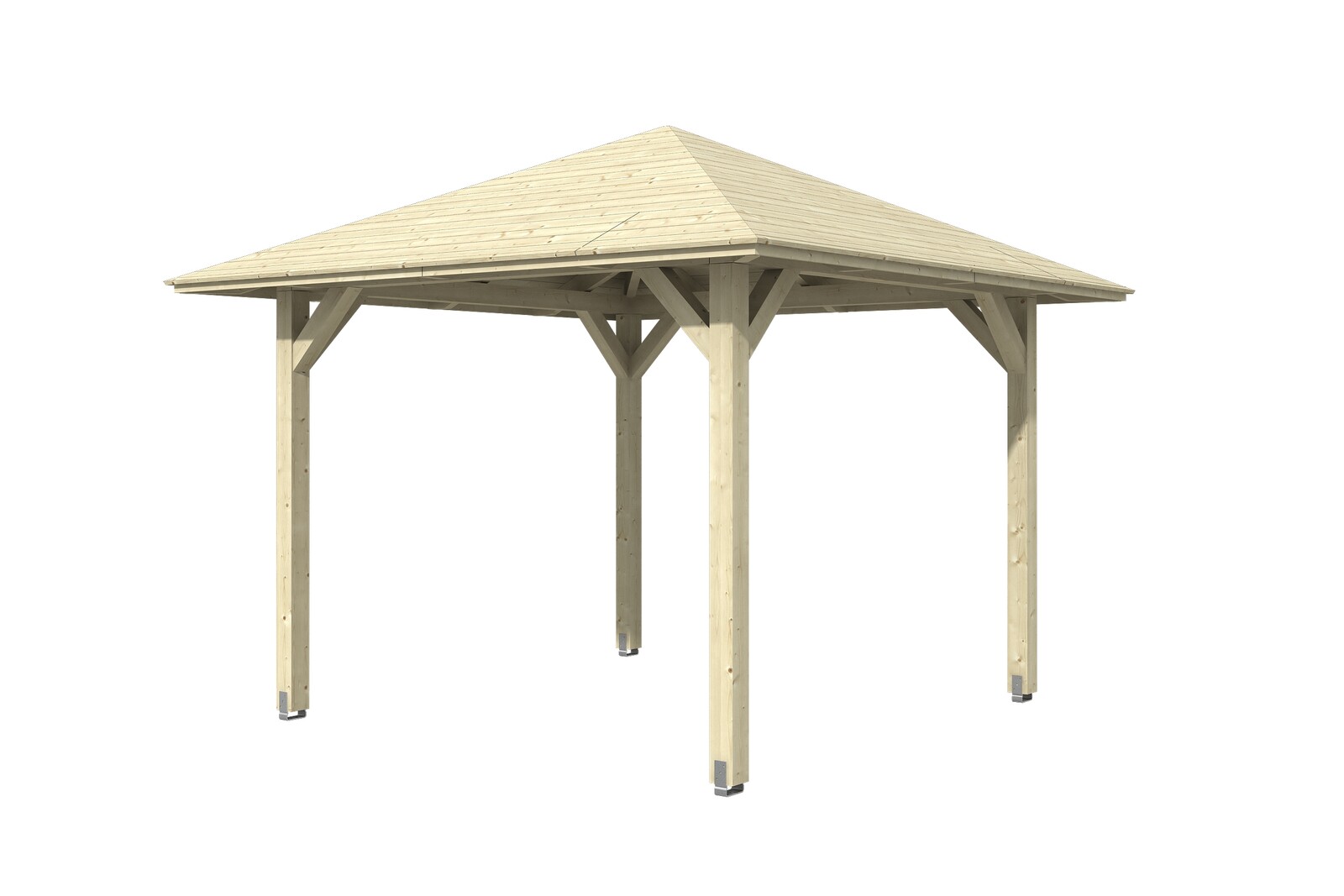 Gazebo Cannes 1, glulam, untreated