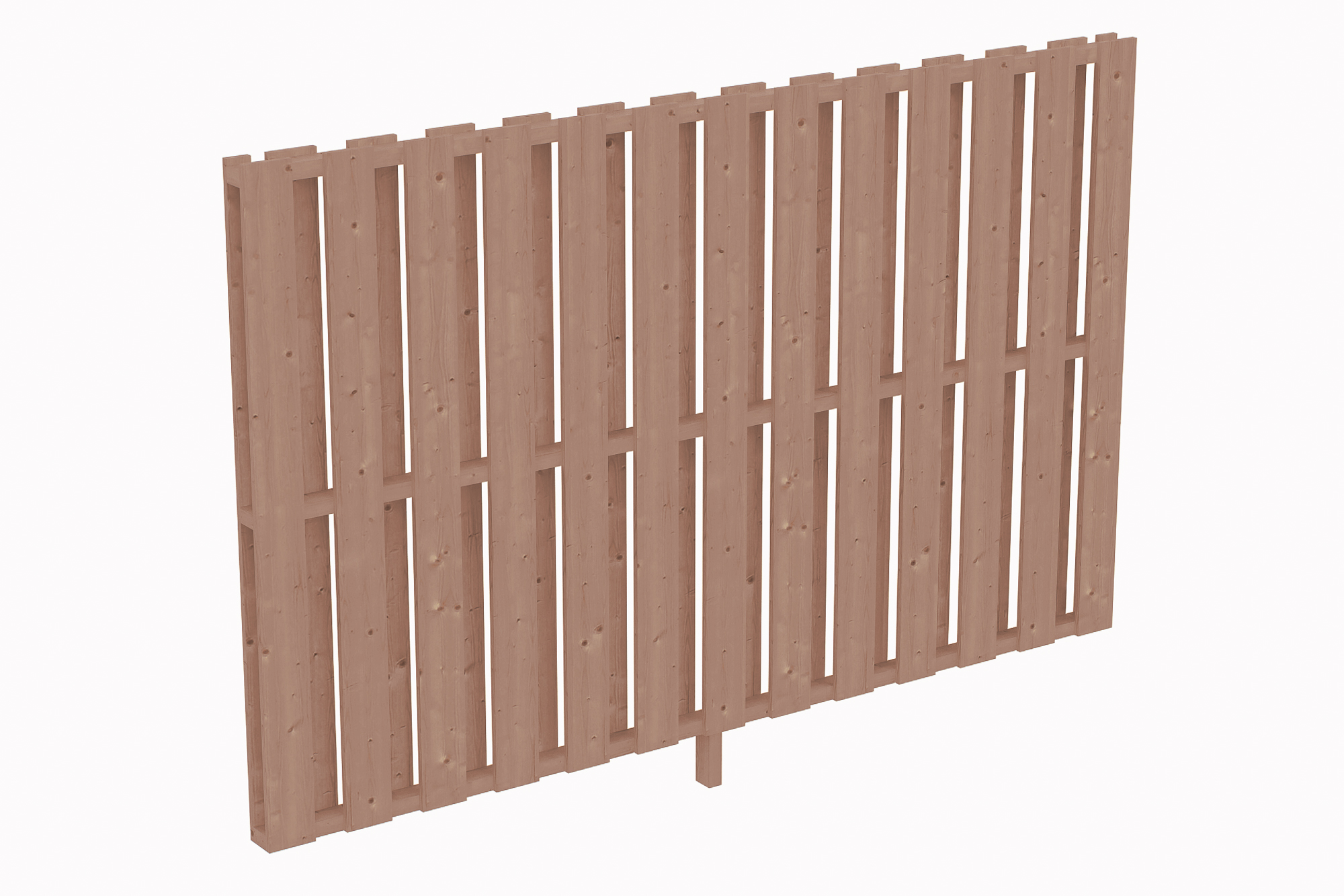 Sidewall siding 255 x 160 cm, douglas fir, untreated