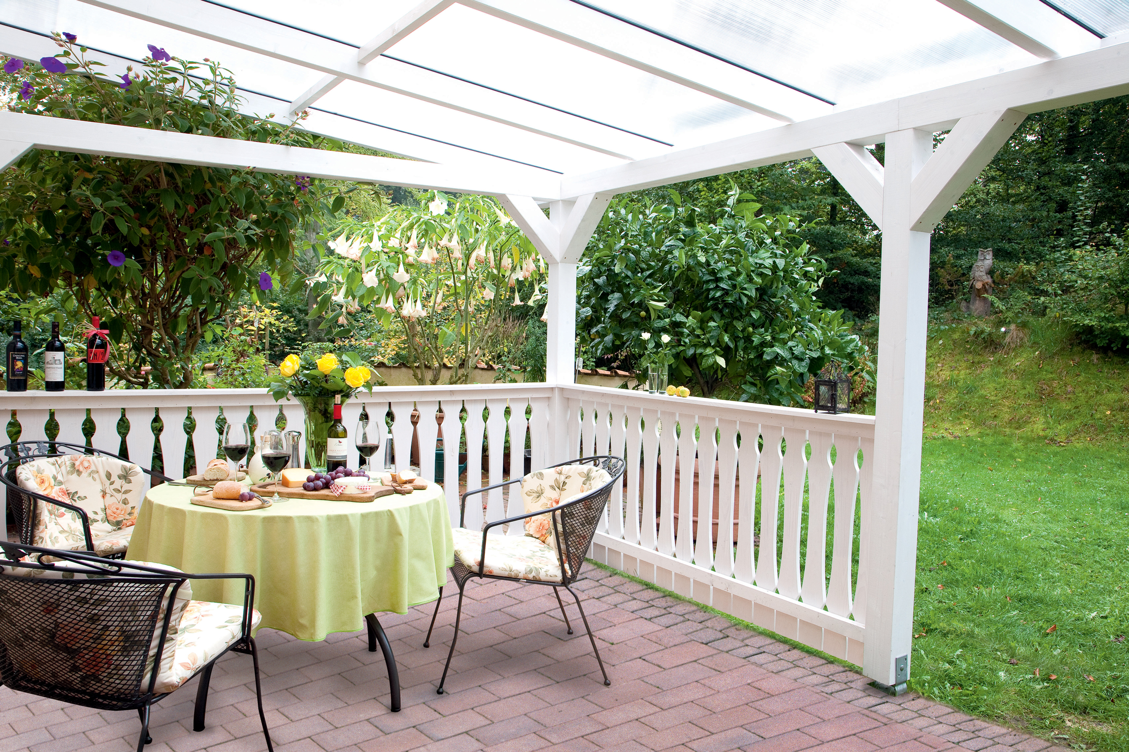 Balustrade balcony siding 220 x 96 cm, spruce, untreated