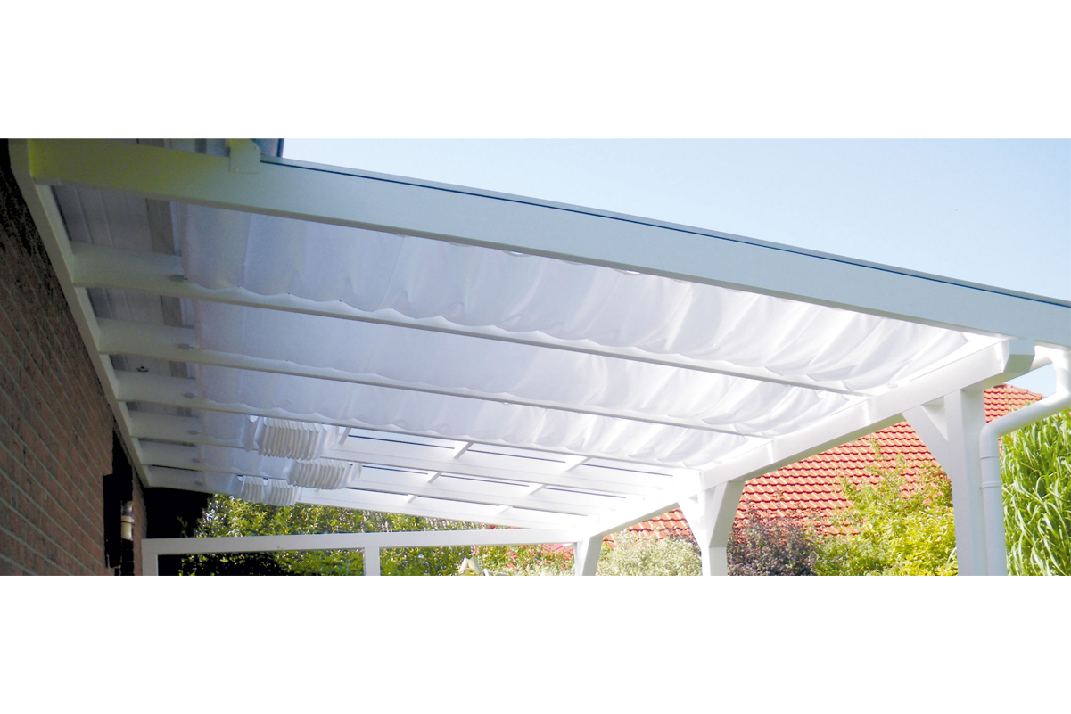 Zonneschermset voor breedte 434 cm, 4 x 330 cm