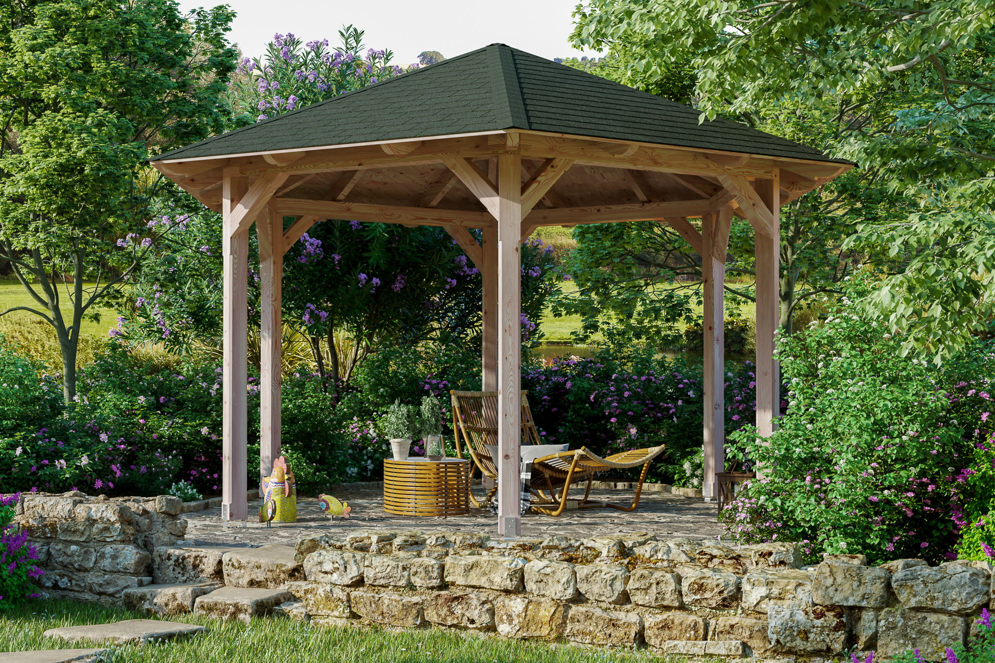 Pavillon Colmar 3, Douglasie