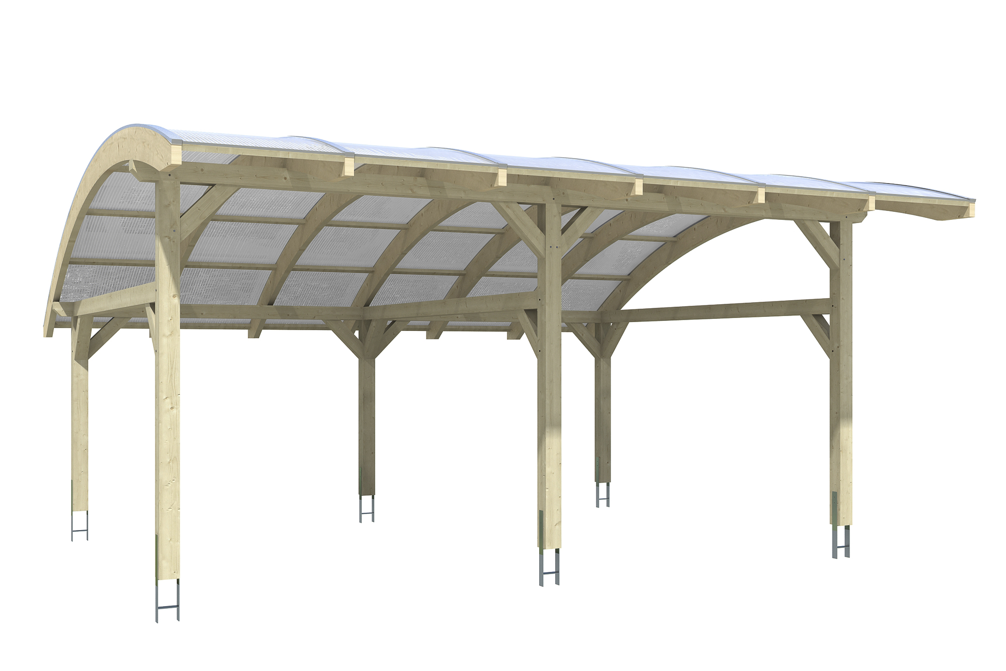 Produktbild: Carport Schwaben 648 x 630 cm