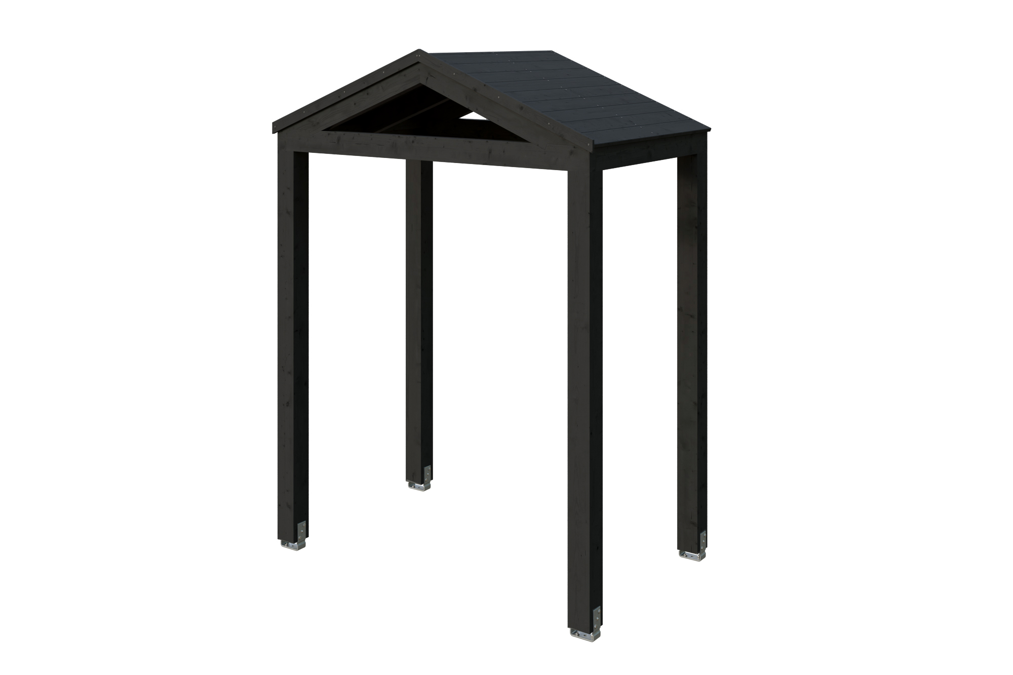 Produktbild: Vordach Sassnitz, farblich behandelt in anthrazit