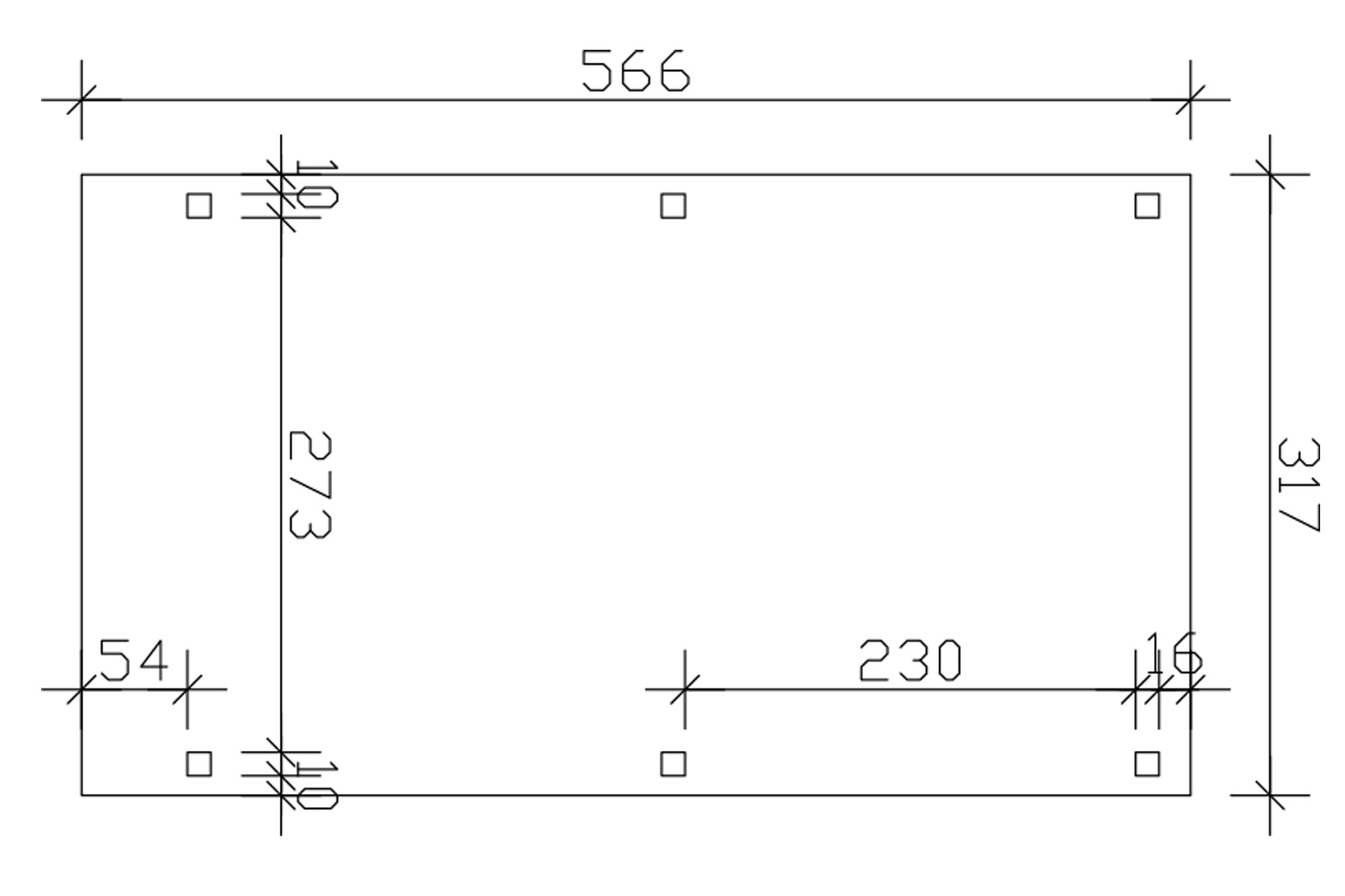 Carport FICHTELBERG 317 x 566 cm, lattis de toit, non traité