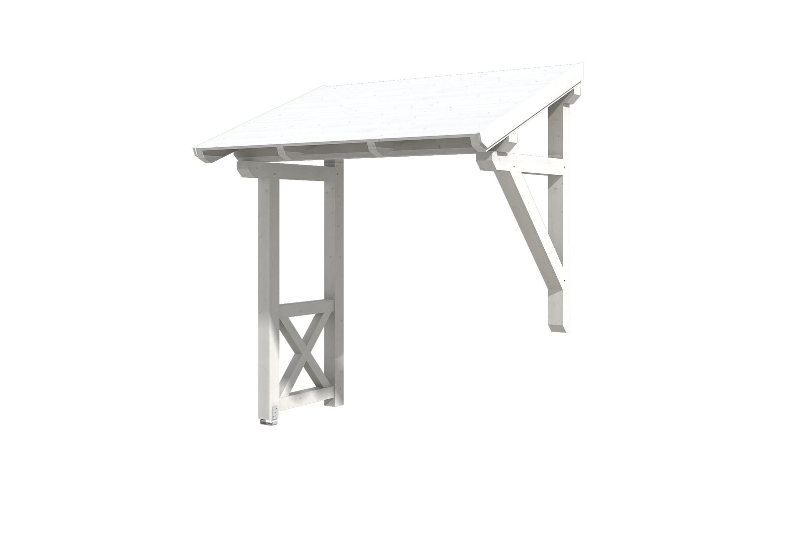 Canopy Paderborn type 3, 242 x 156 cm, white