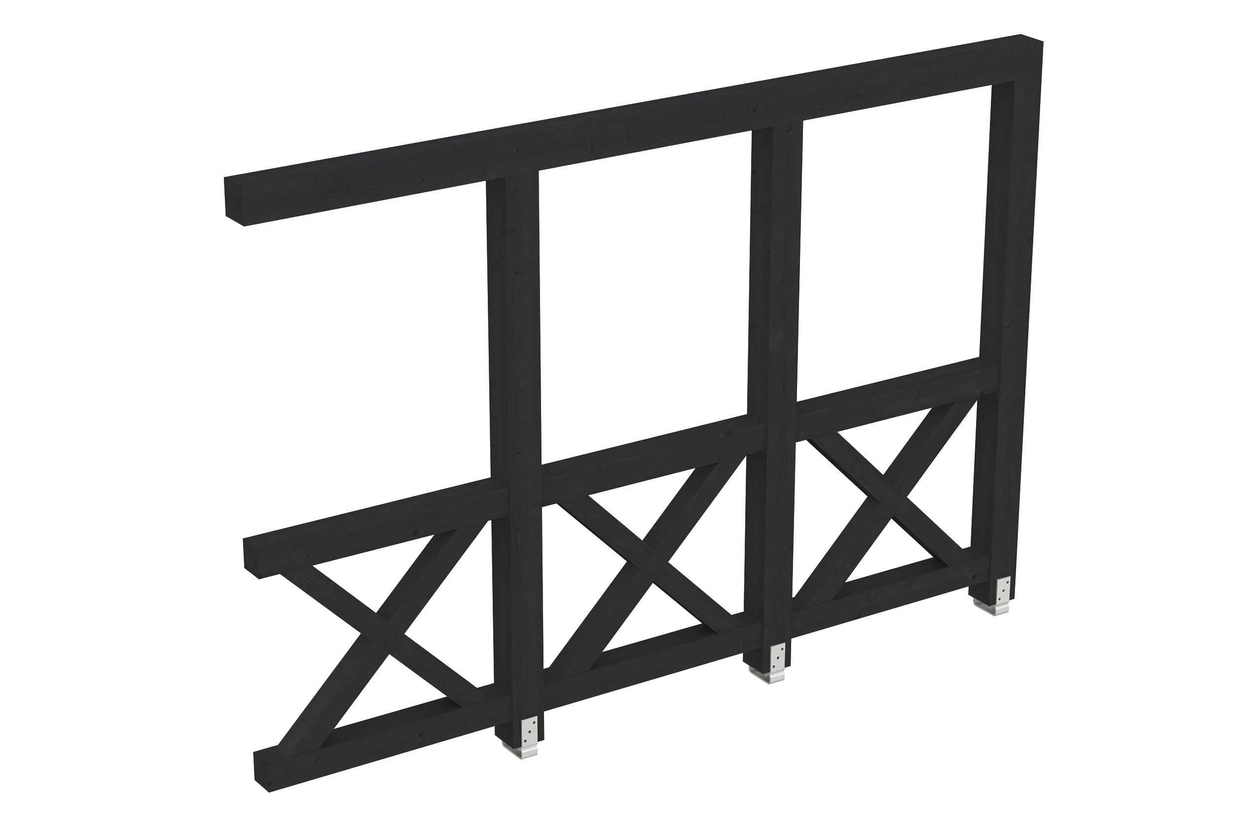 Produktbild: Andreaskreuz-Seitenwand, Tiefe 305 cm