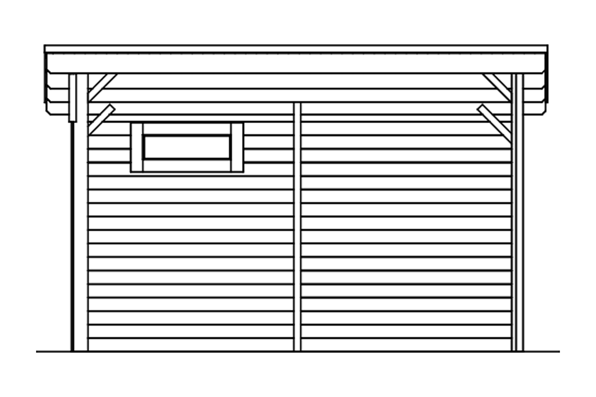 Garden kitchen Vimmerby, 370 x 250 cm, untreated
