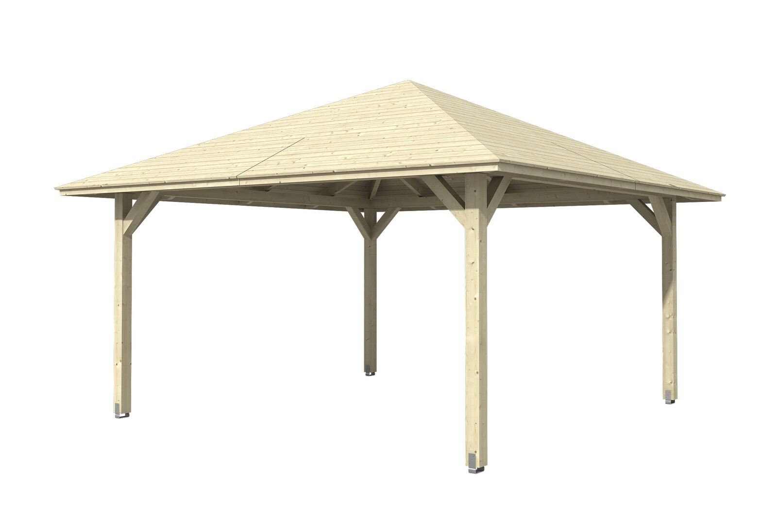 Gazebo Cannes 3, glulam, untreated