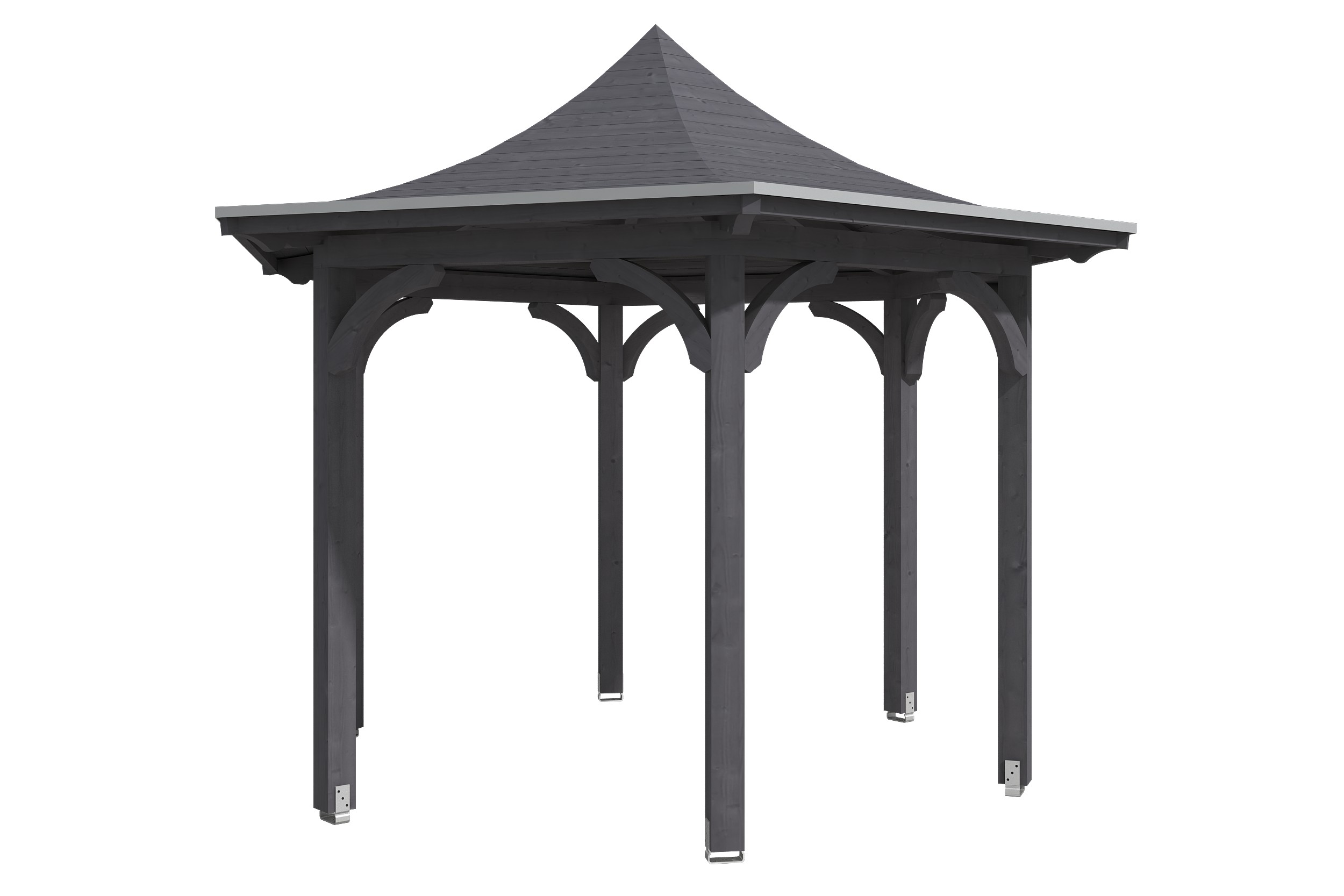 Produktbild: Pavillon Versailles, farblich behandelt in schiefergrau