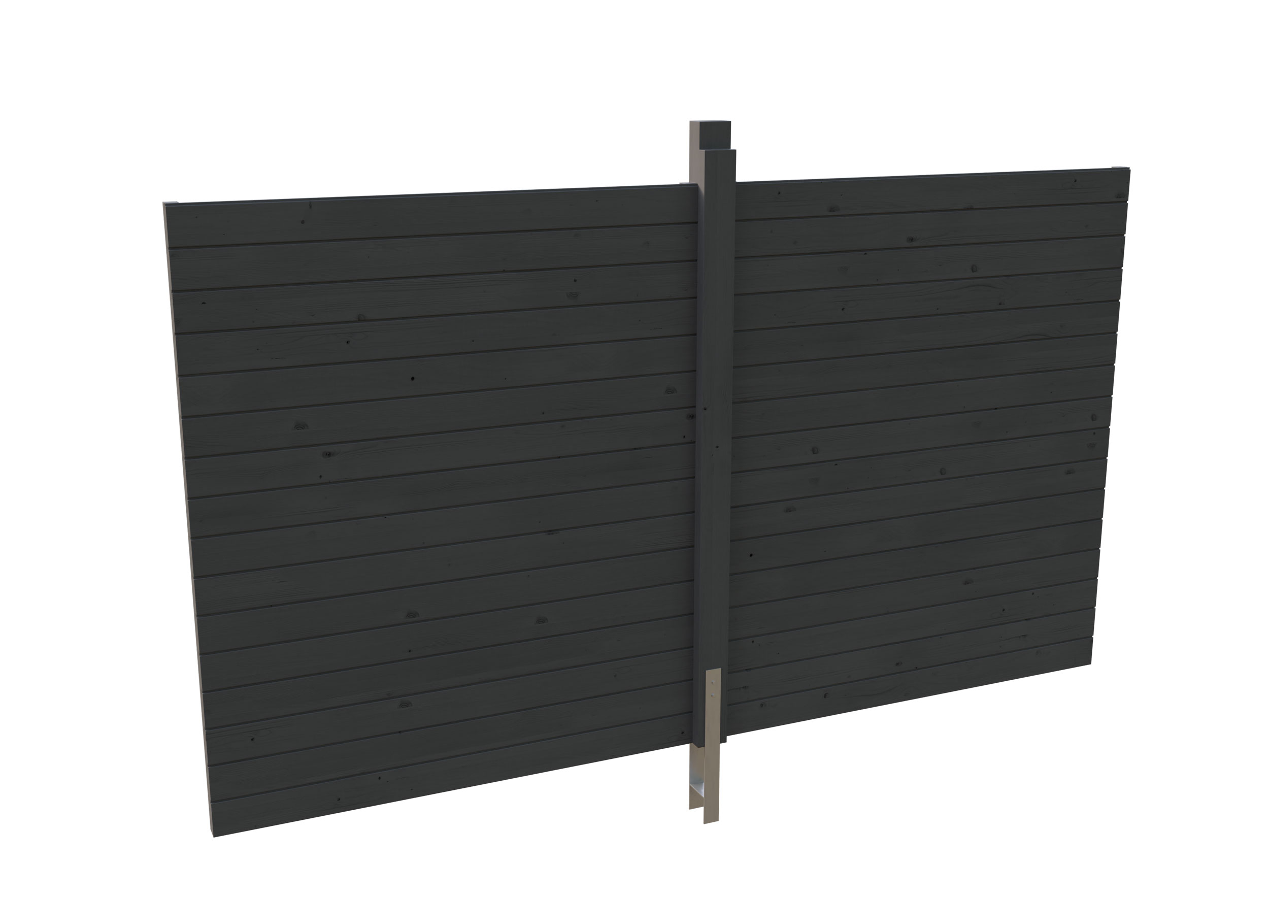 Produktbild: Rückwand aus Profilschalung 355 x 200 cm