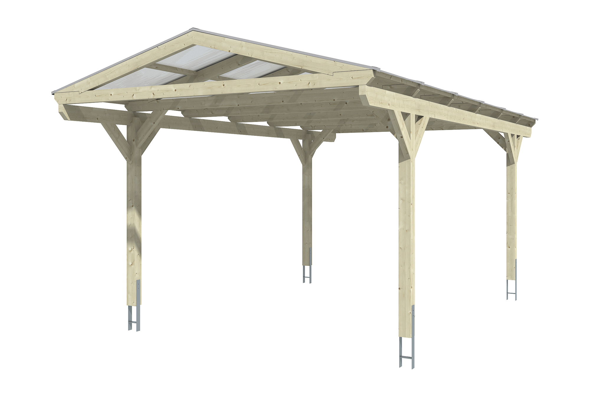 Produktbild: Carport Westerwald 362 x 648 cm