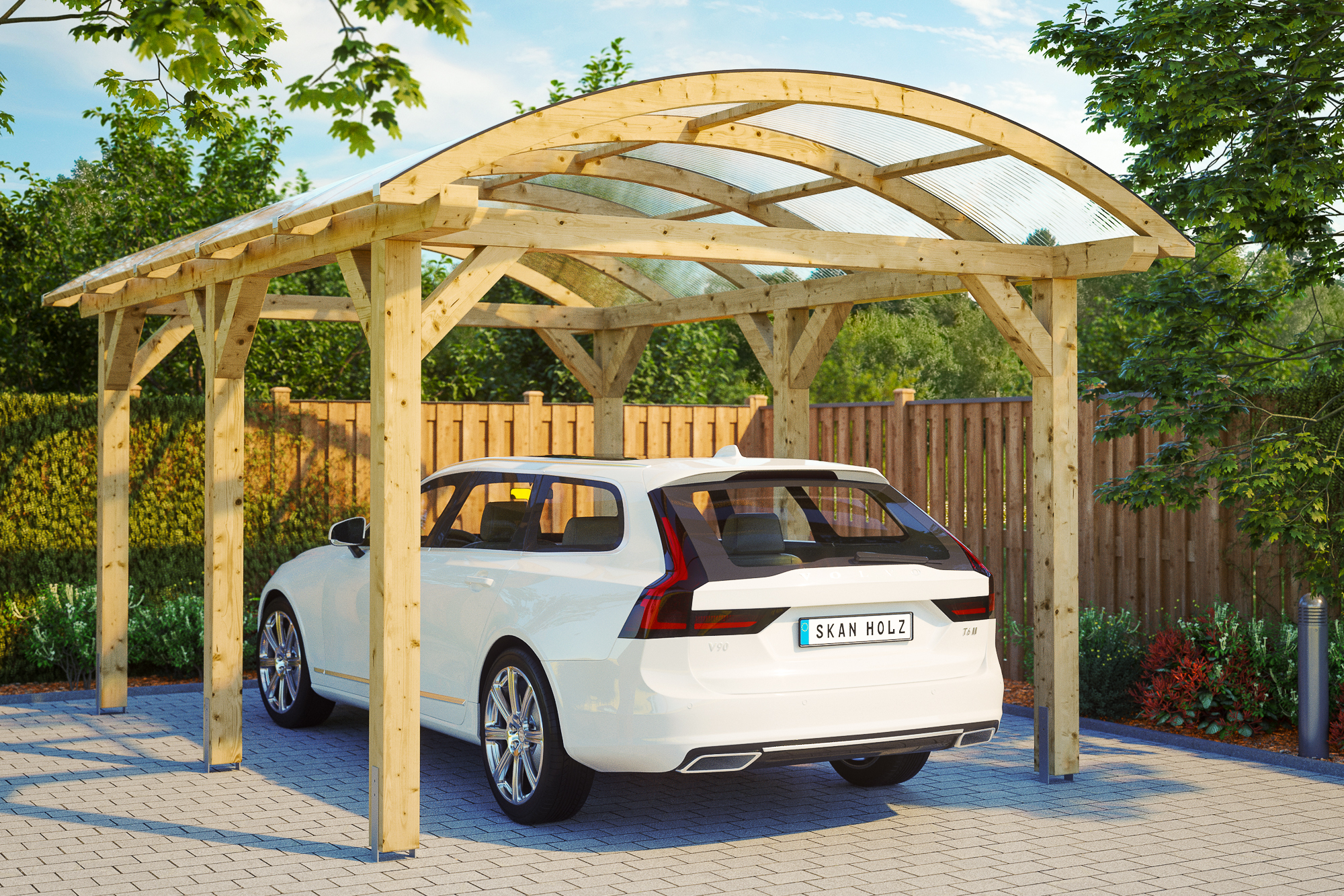 Ambientebild: Carport Franken 376 x 541 cm