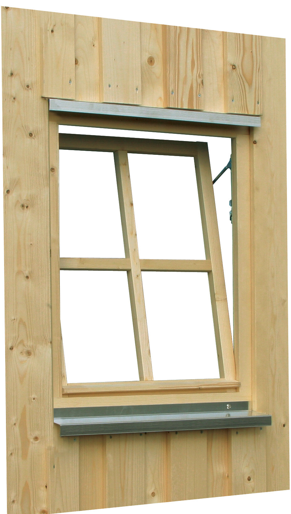 Single window for Carports 69,1 x 82,1 cm, untreated