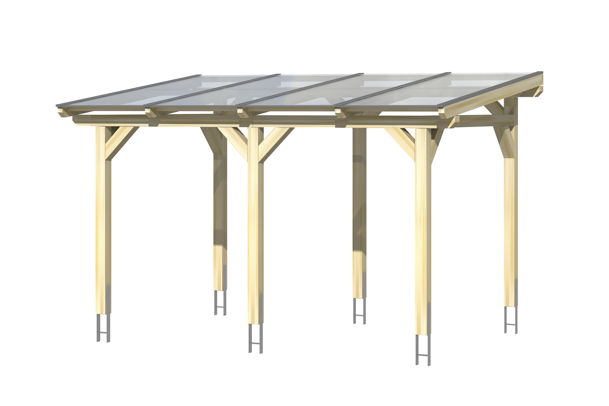 Produktbild: Terrassenüberdachung Siena, Breite 434 cm