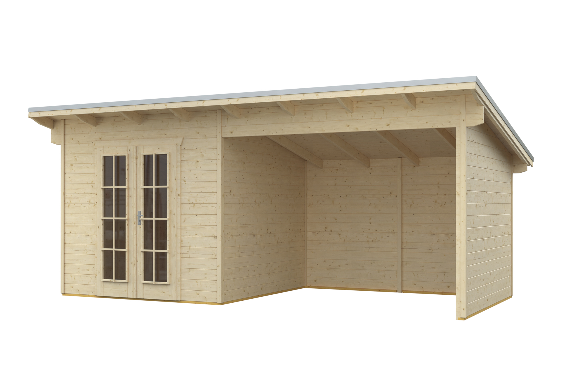Zahradní domek TEXEL, 28mm, 550 x 250 cm, barevně neošetřeno