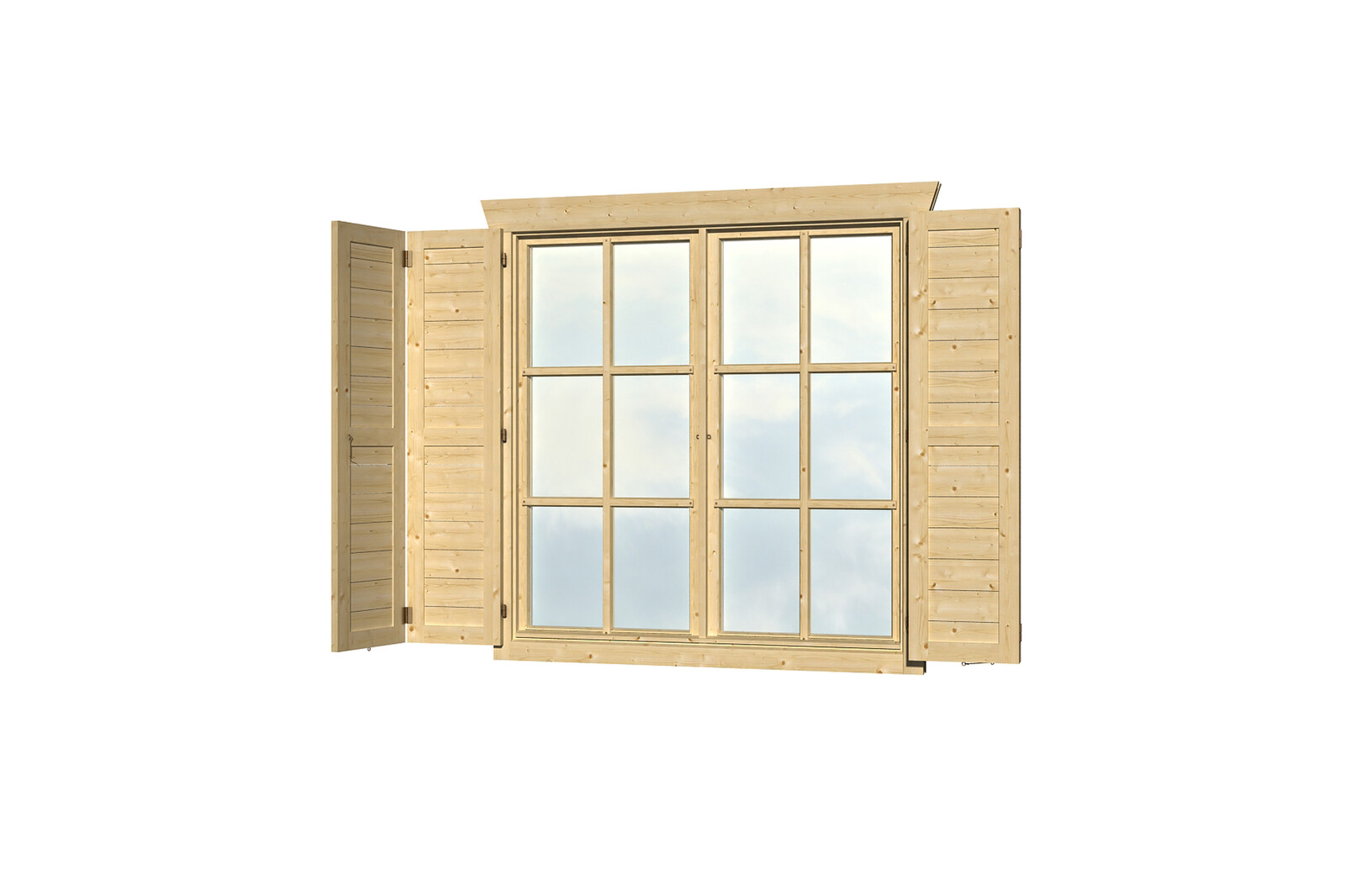 Fensterläden für Doppelfenster für 28-DF-04 und 45-DF-04