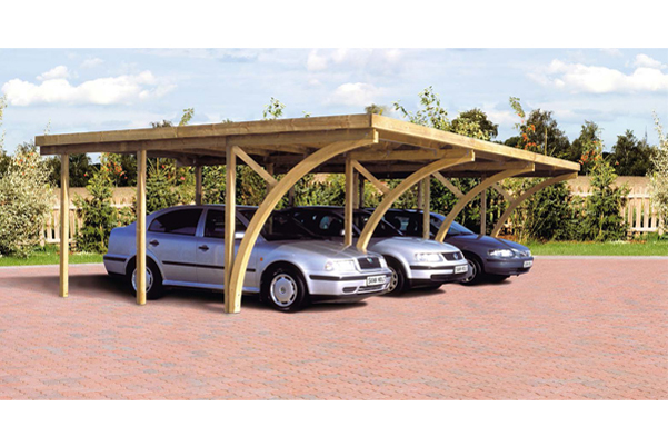 Arc d'entrée 11,5 x 12 cm, traitement coloré noyer