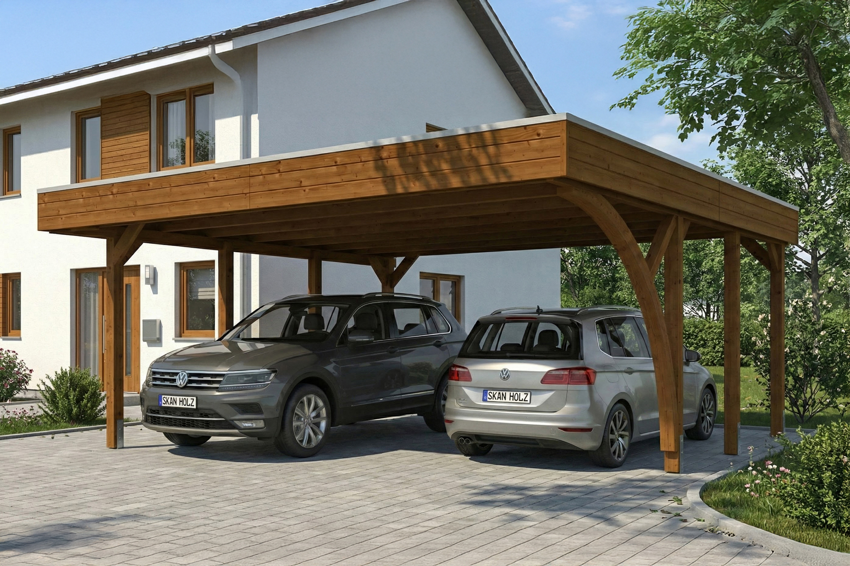 Double carport Friesland Set G
