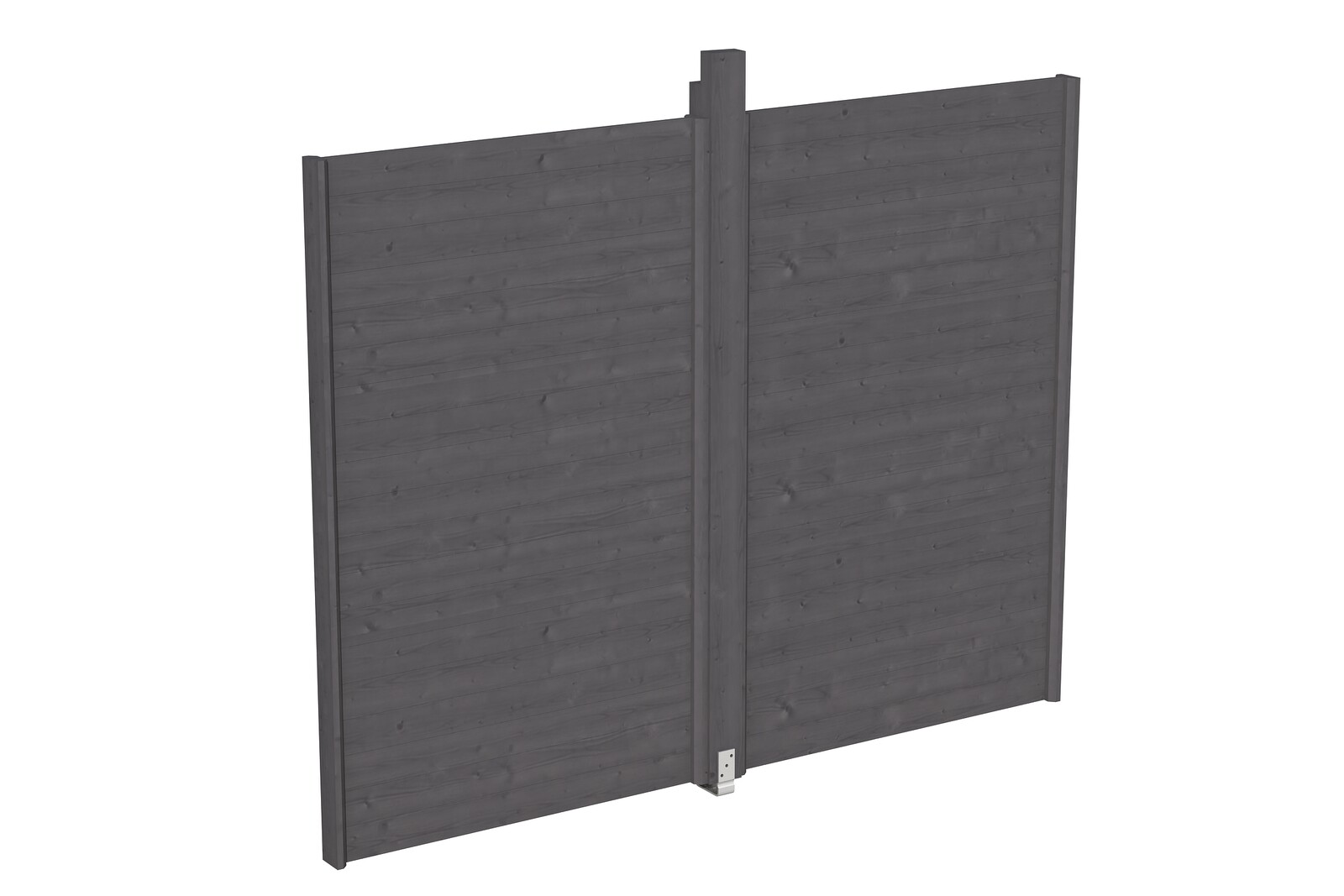 Paroi TOULOUSE 270 x 209 cm, bois d'épinette, traitement coloré gris ardoise