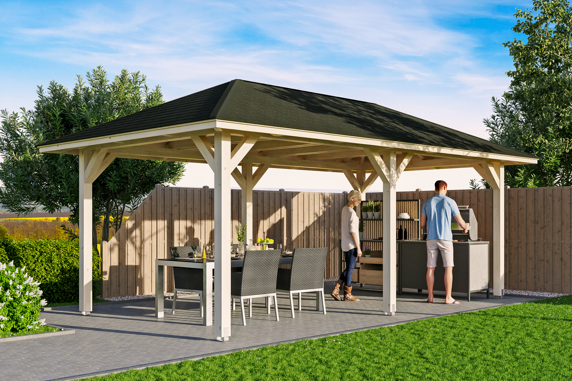 Ambientebild: Pavillon Orleans 1, farblich unbehandelt