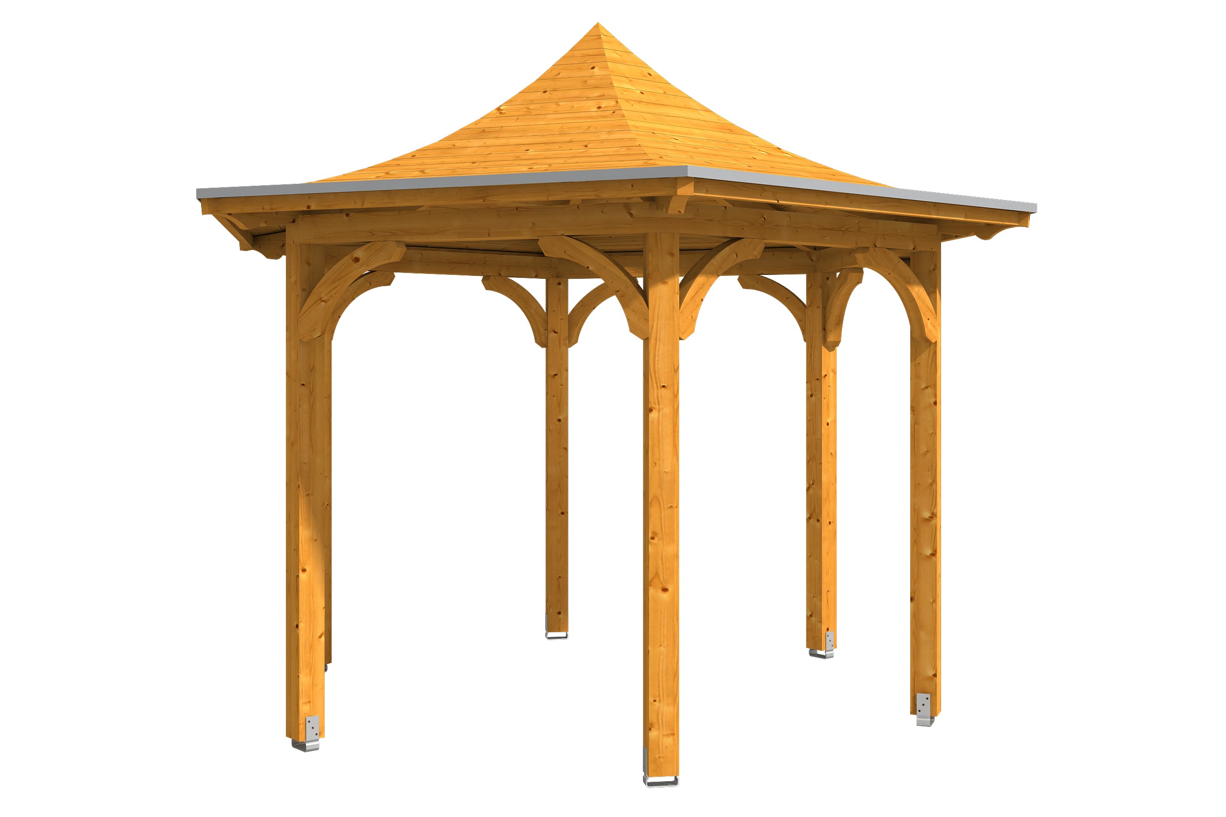 Produktbild: Pavillon Versailles, farblich behandelt in eiche hell hell