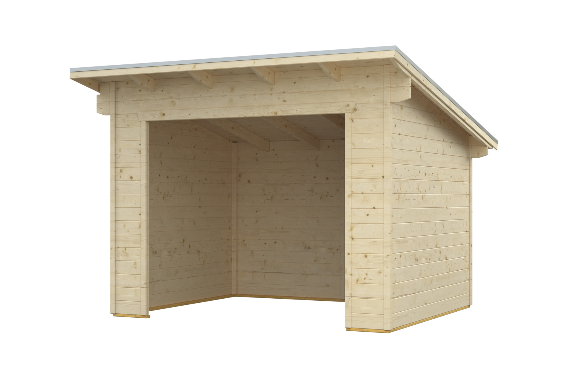 Shelter Ole 300 x 250 cm, untreated