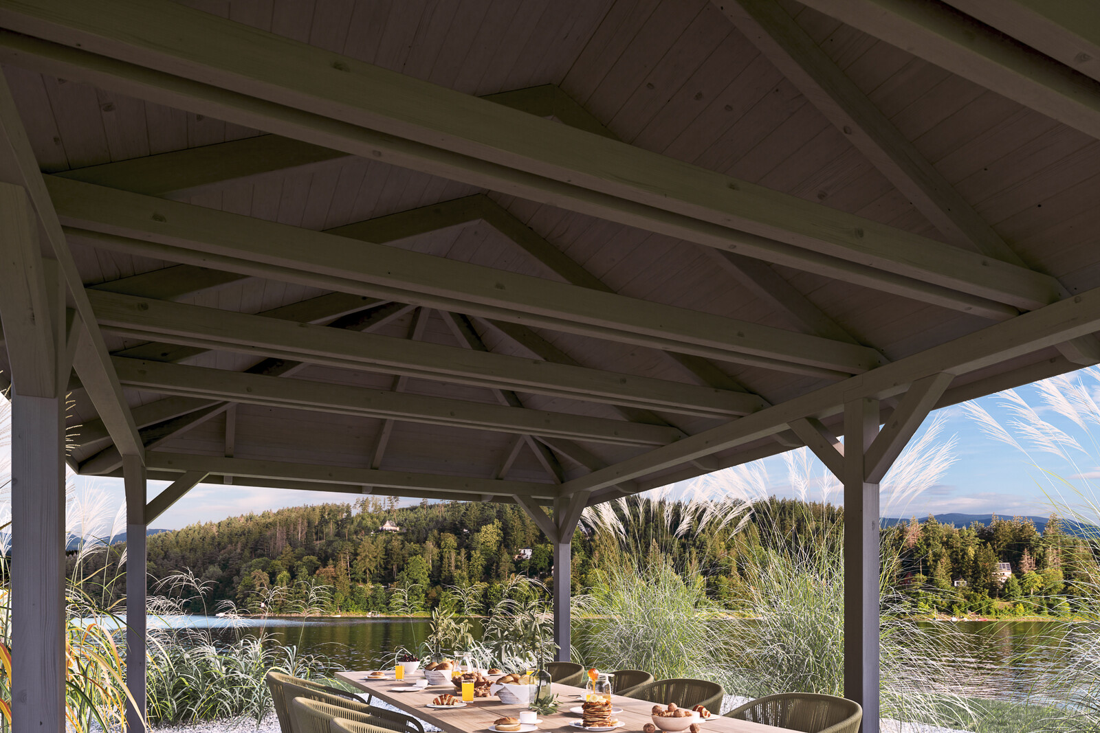 Pavillon Orleans 3, Leimholz, grau