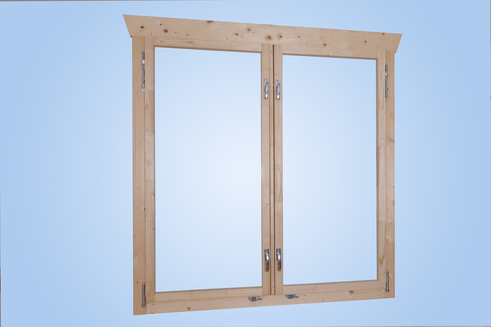 Fenster von innen, Darstellung ohne Sprossen