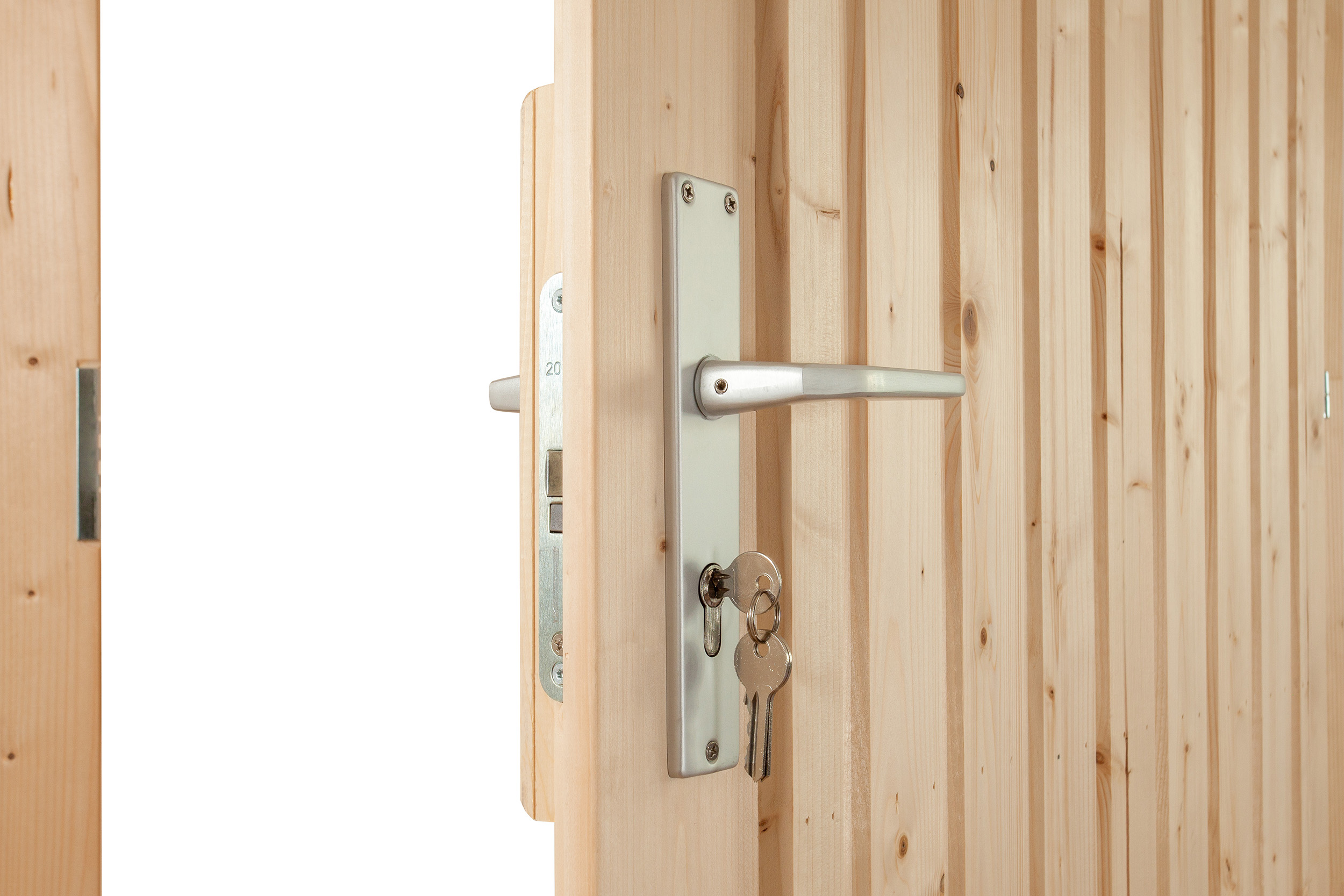 Single door for carports 98 x 198 cm, untreated