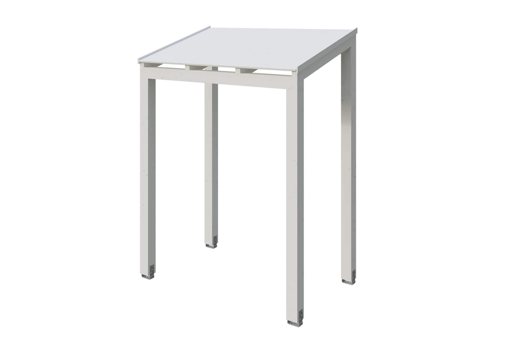 Produktbild: Vordach Putbus, farblich behandelt in weiß