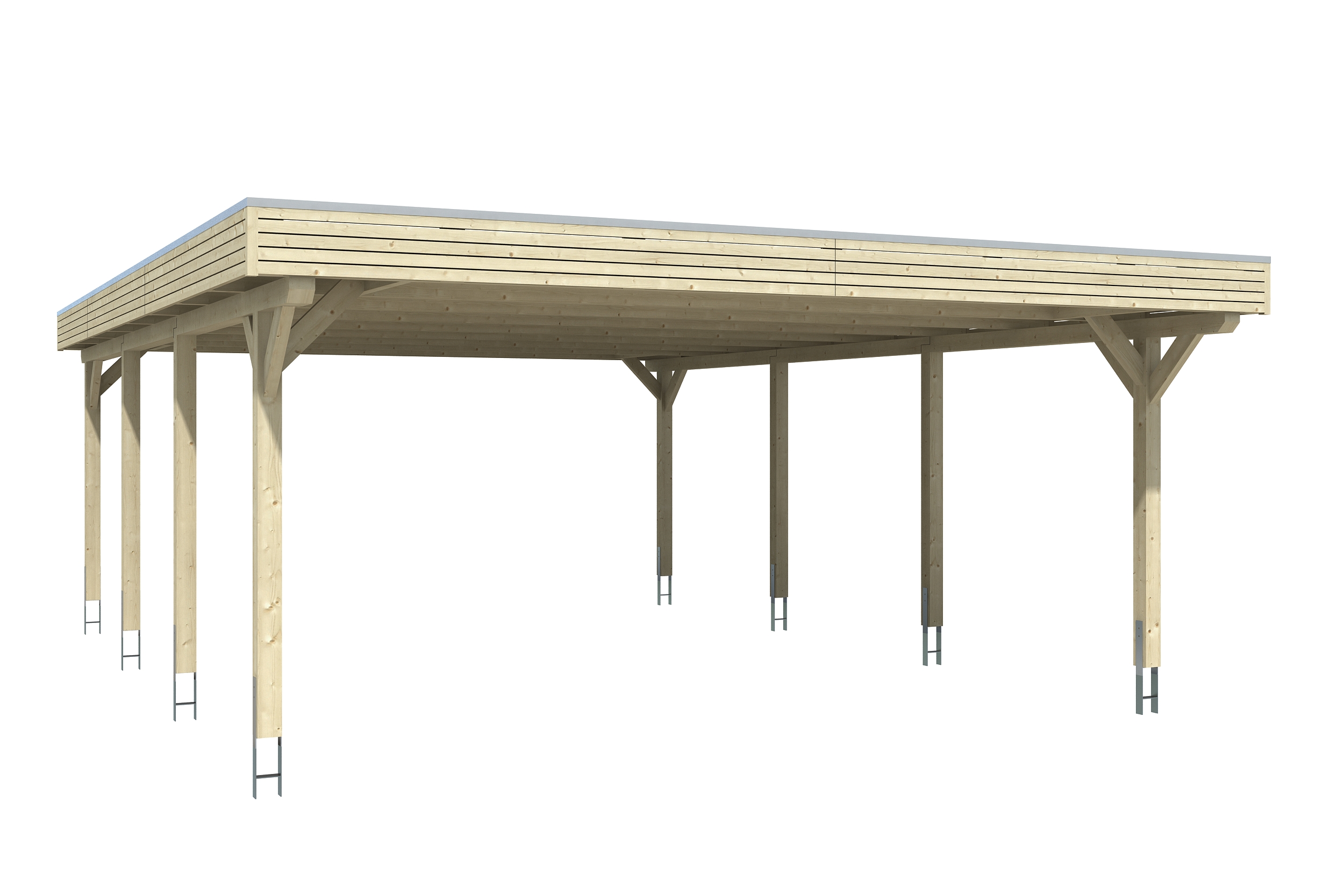 Produktbild: Carport Spessart 611 x 846 cm