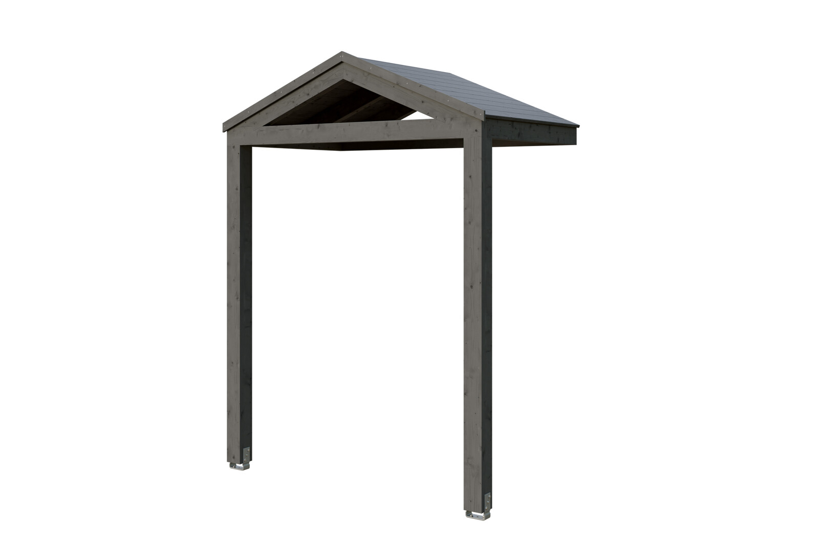 Canopy Sellin, 205 x 126 cm, colour pre-treated slate-grey