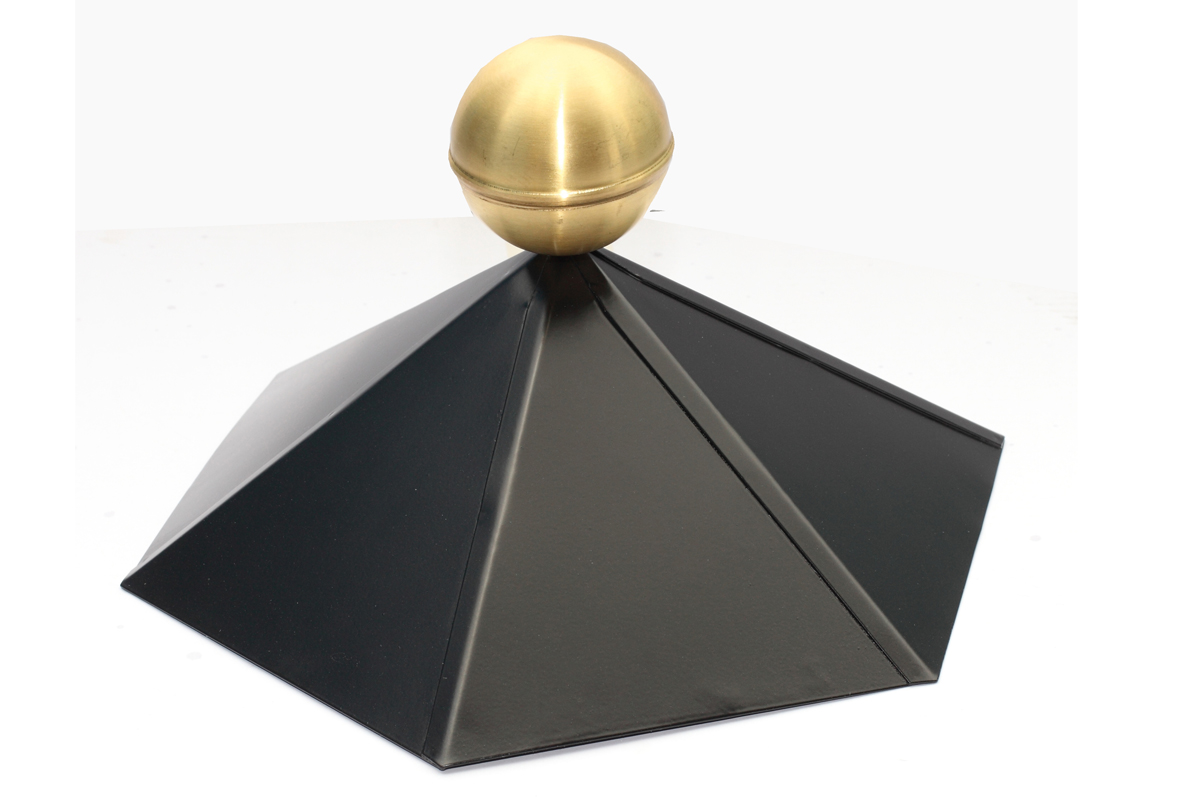 Firstkappe 6ckig für 6-Eck Pavillons, Stahlblech,lackiert