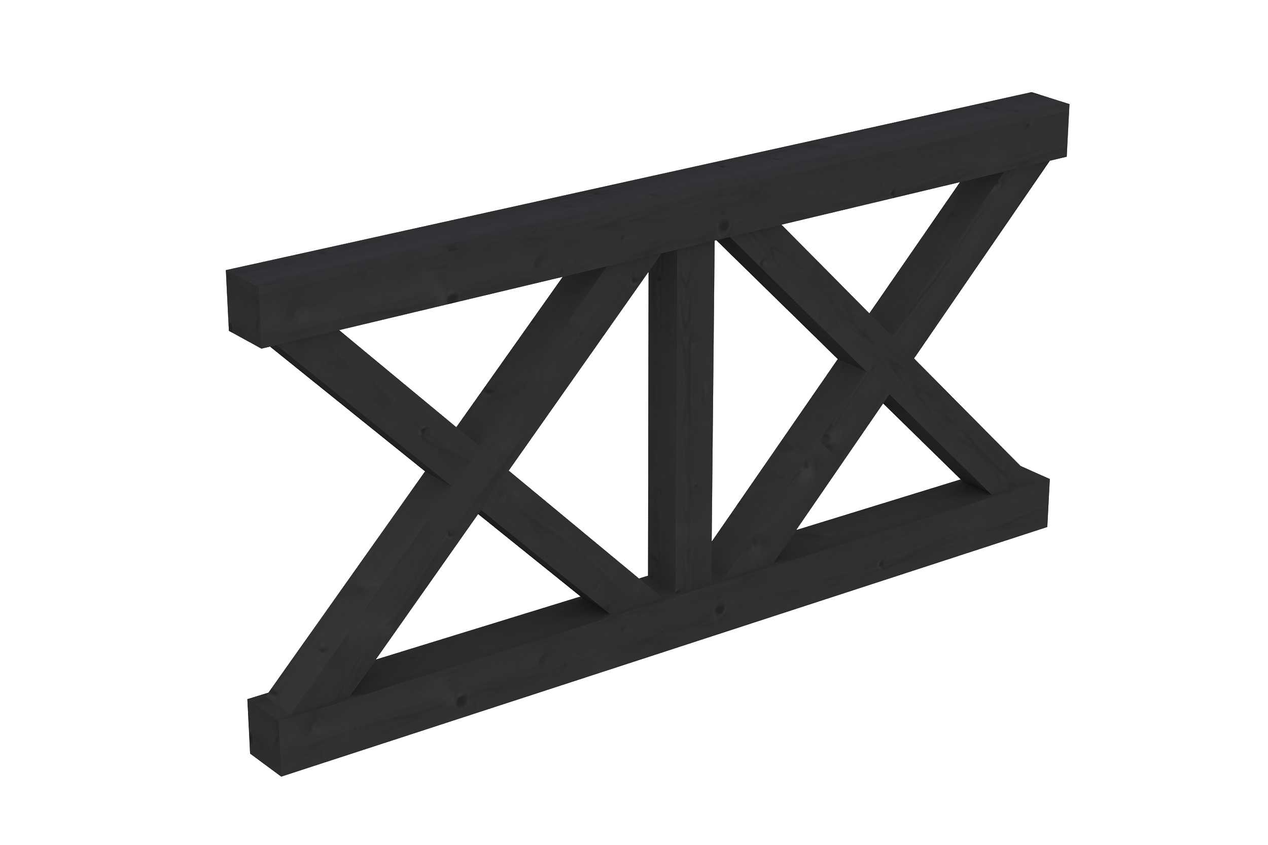 Produktbild: Brüstung aus Andreaskreuzen, Breite 170 cm