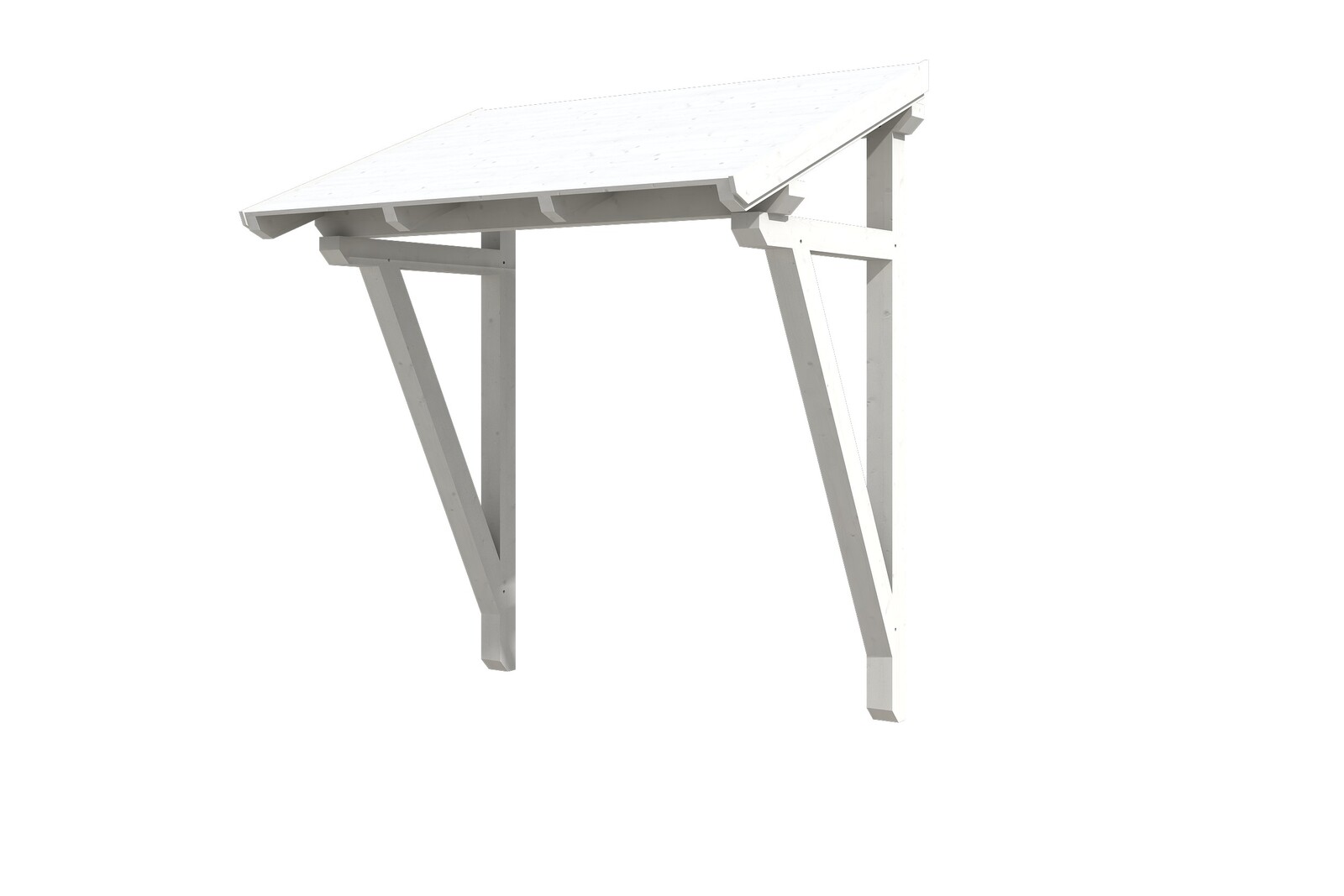 Canopy Paderborn type 2, 242 x 156 cm, white