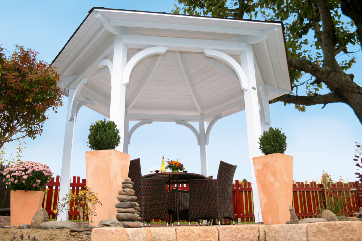 Gazebo Versailles, glulam, untrated