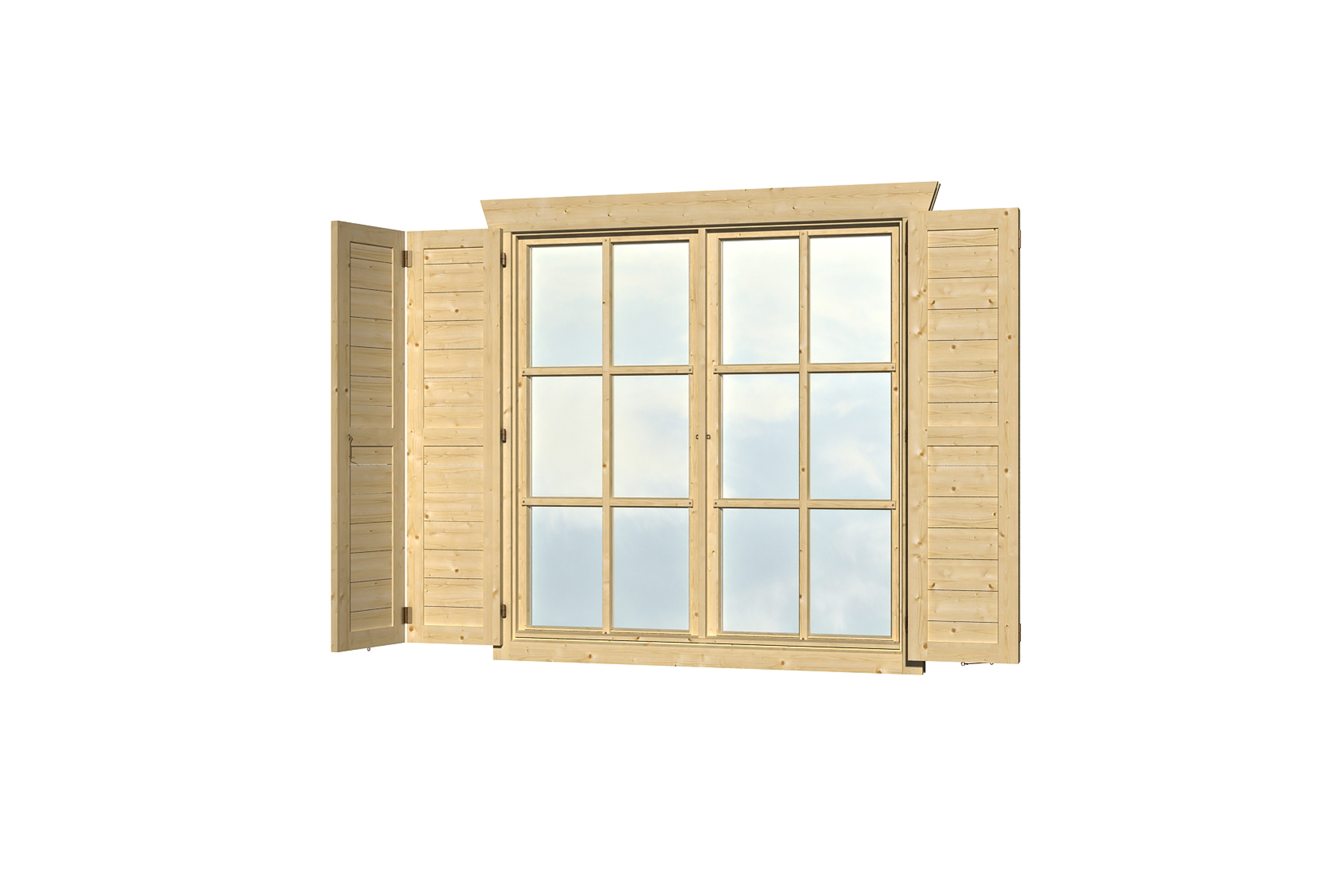 Fensterläden für Doppelfenster für 28-DF-04 und 45-DF-04