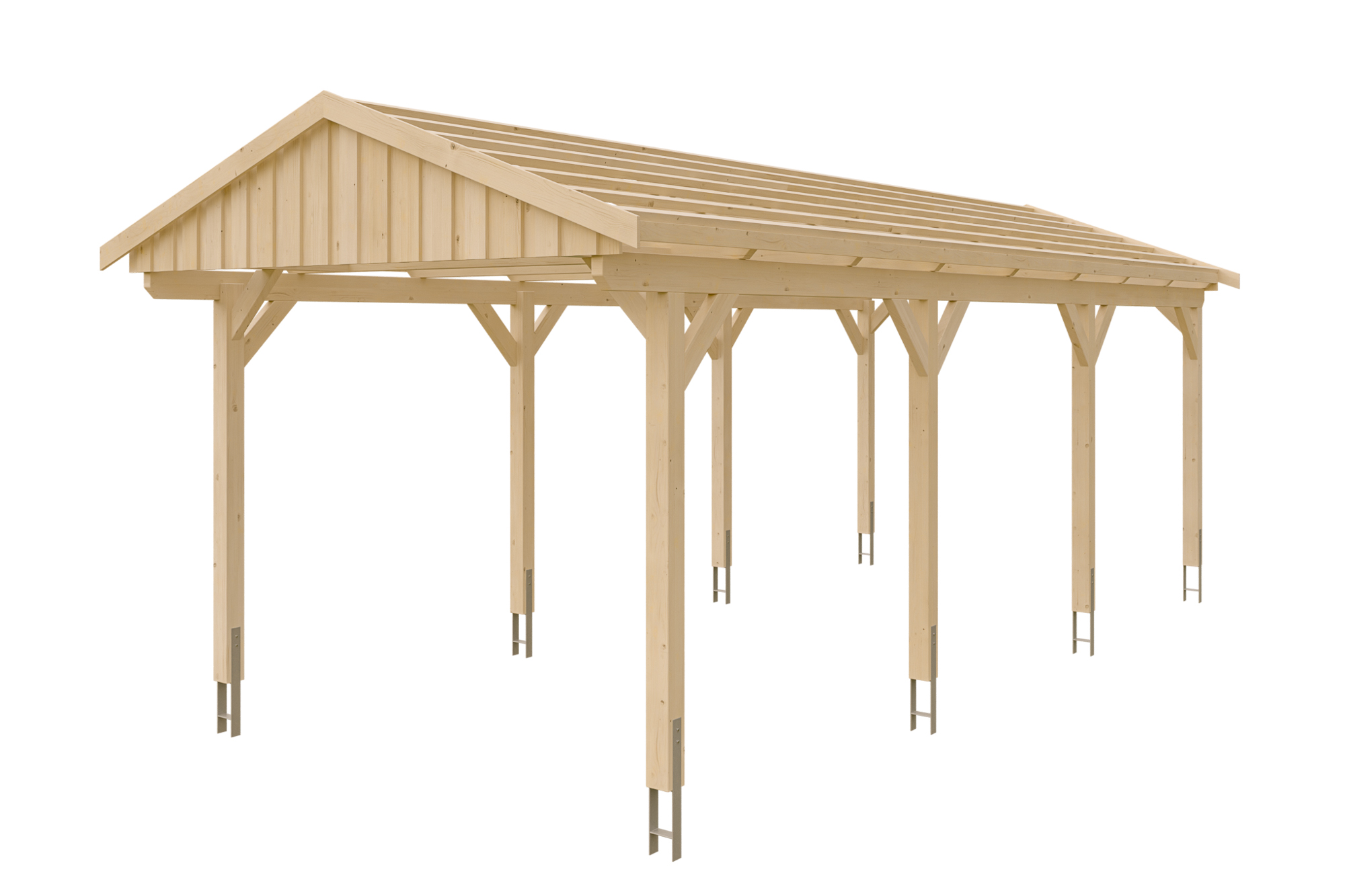 Produktbild: Carport Fichtelberg 317 x 808, mit Dachlatten