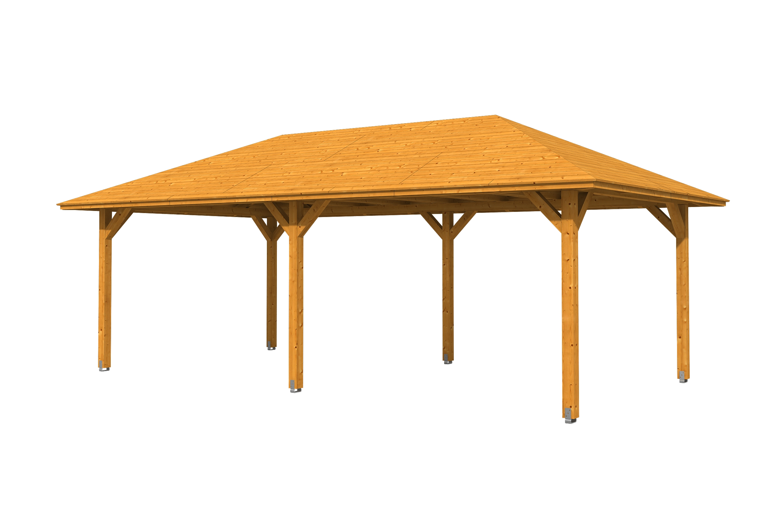 Produktbild: Pavillon Orleans 2, farblich behandelt in eiche hell