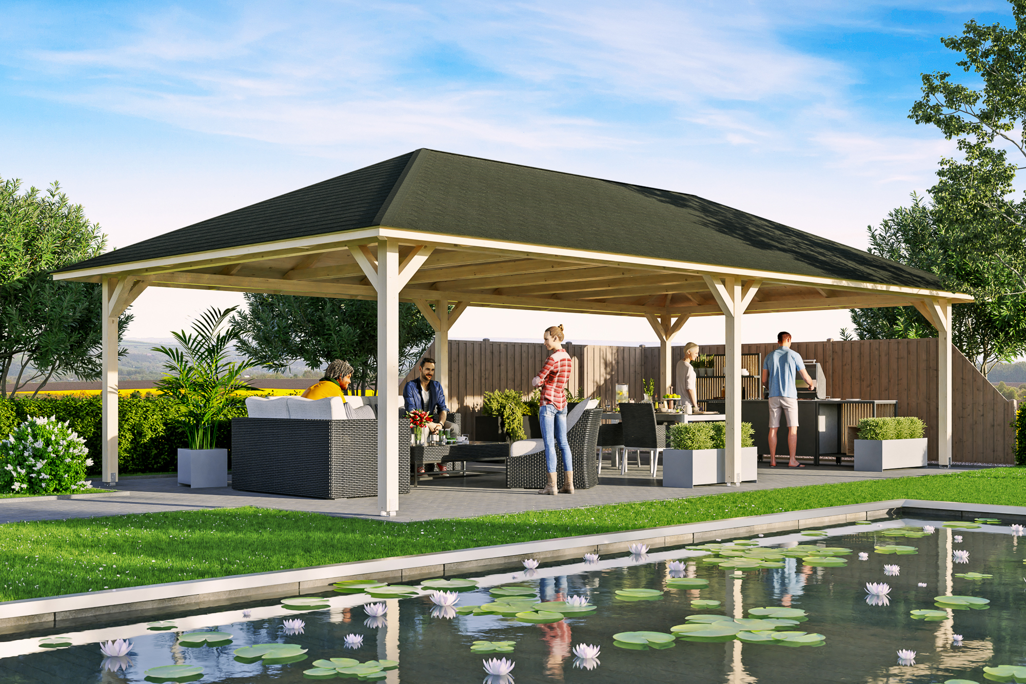Ambientebild: Pavillon Orleans 4, farblich unbehandelt